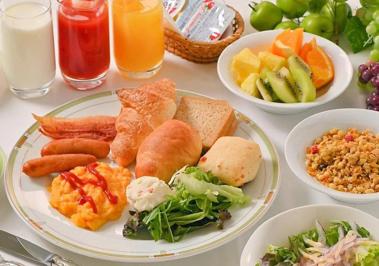 Buffet breakfast in Morioka Grand Hotel Annex
