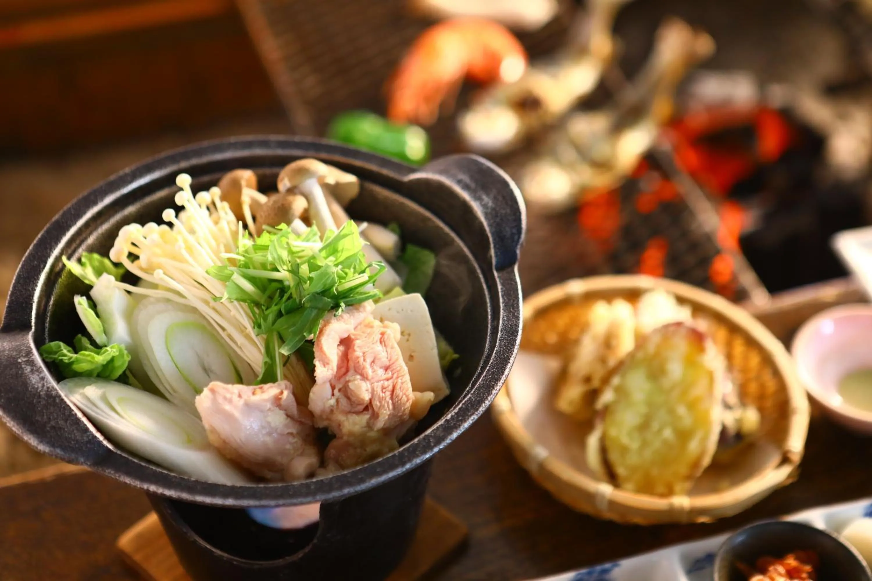 Dinner in Tateshina Park Hotel