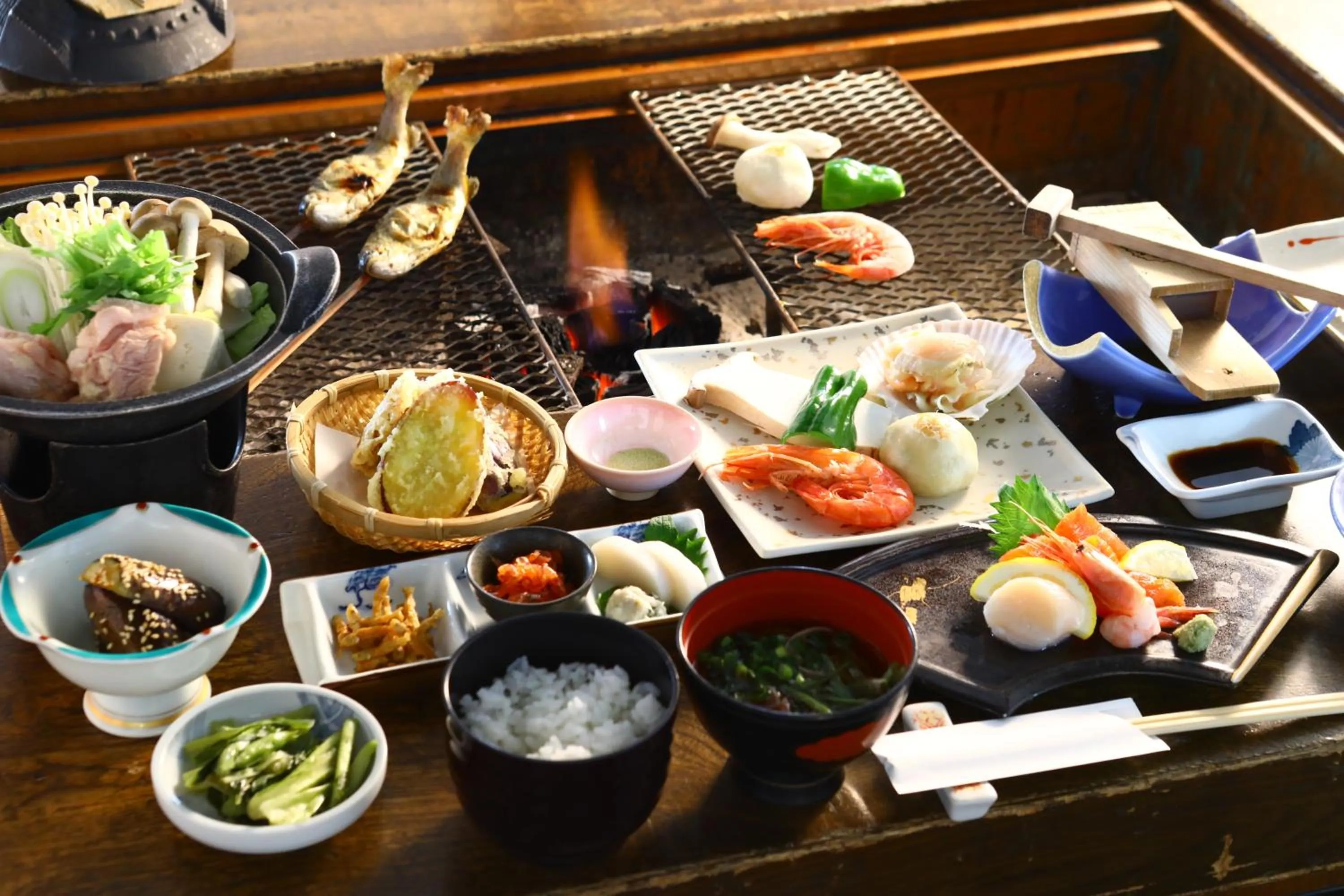 Dinner in Tateshina Park Hotel