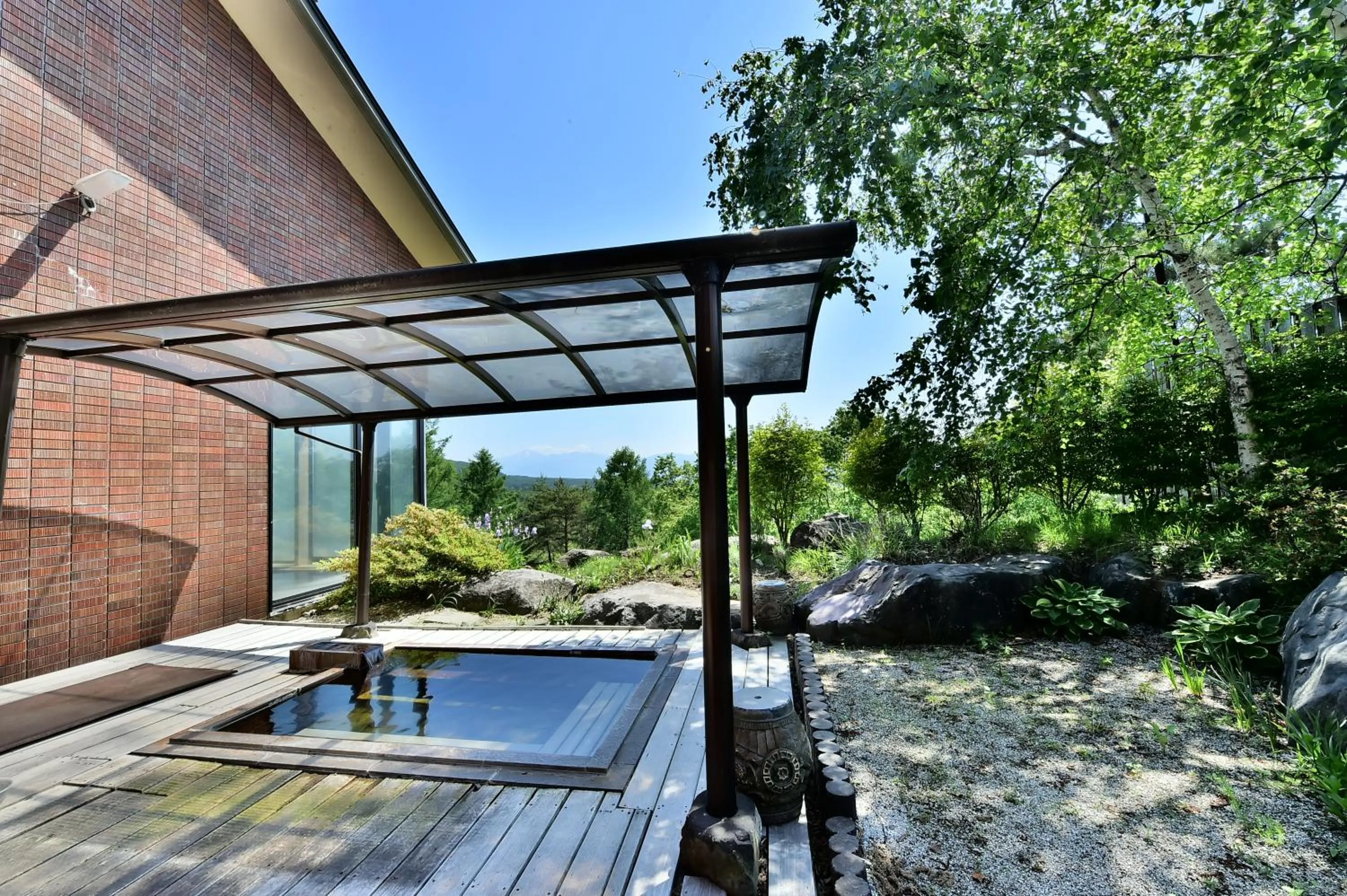Hot Spring Bath in Tateshina Park Hotel
