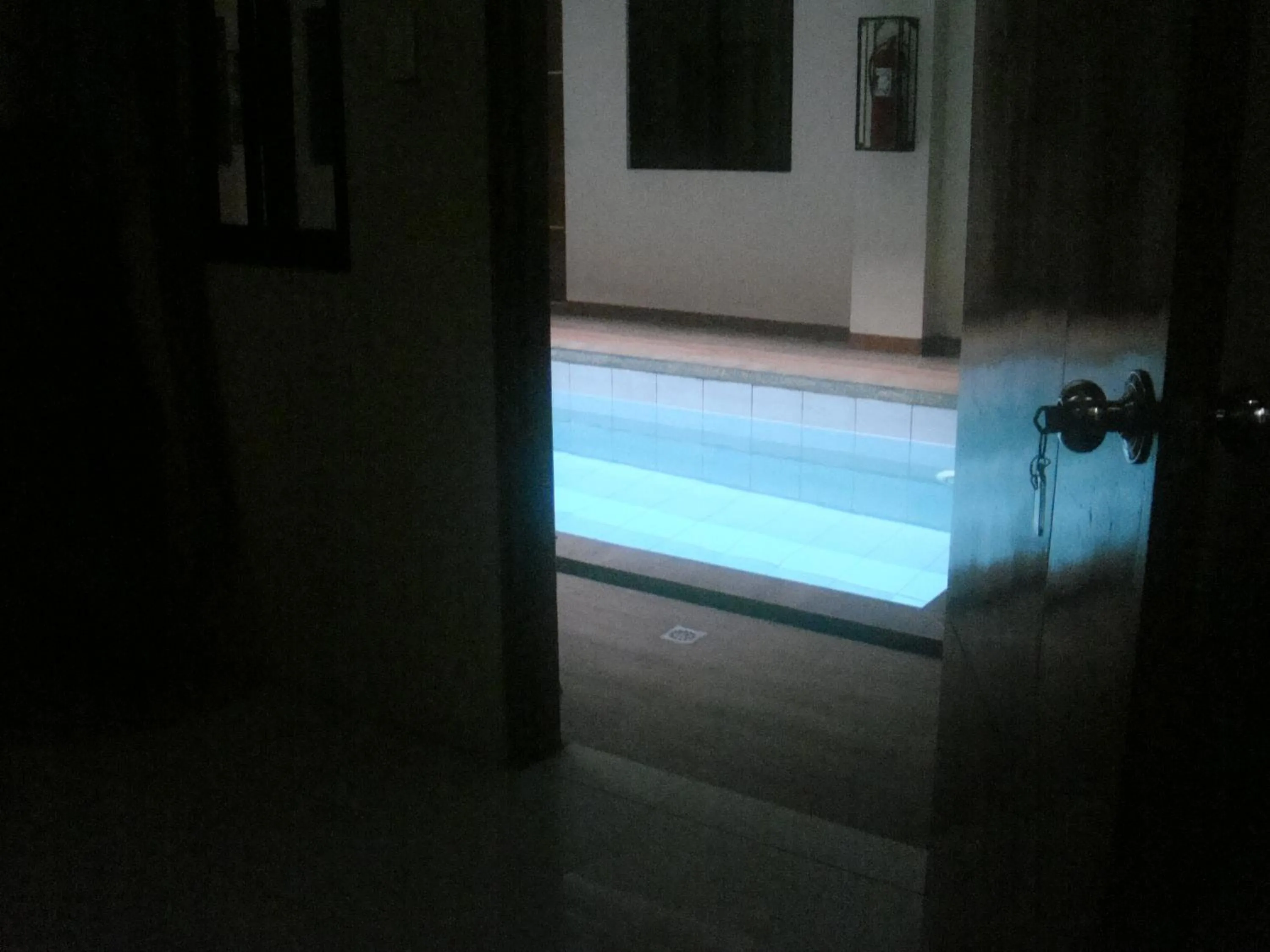 Pool view in Hidden Pearl Hotel (Janus Luxury Suites)