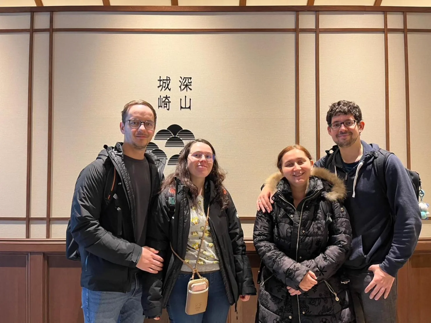 group of guests in Shinzan Kinosaki