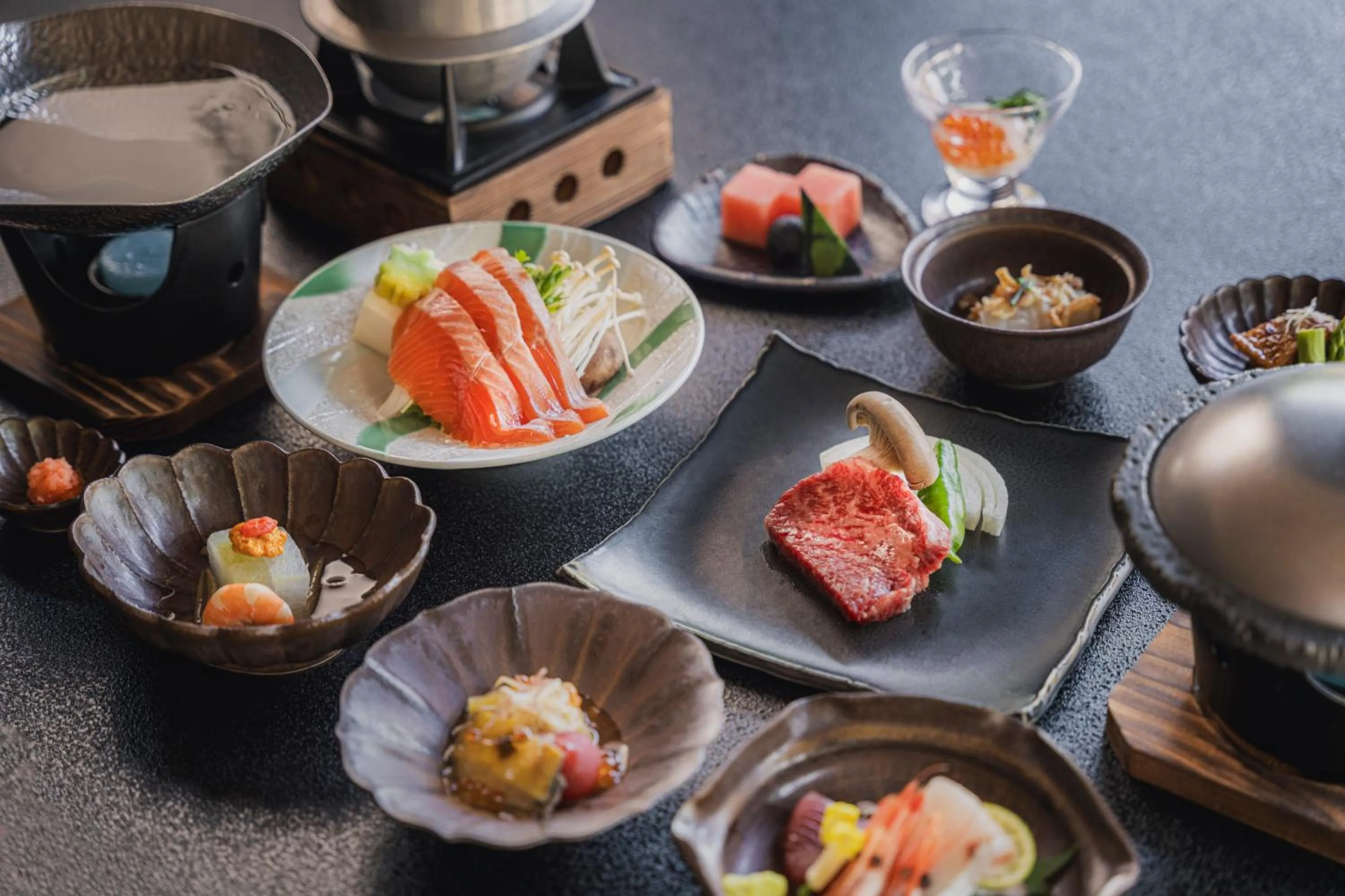 Dinner in Shinzan Kinosaki