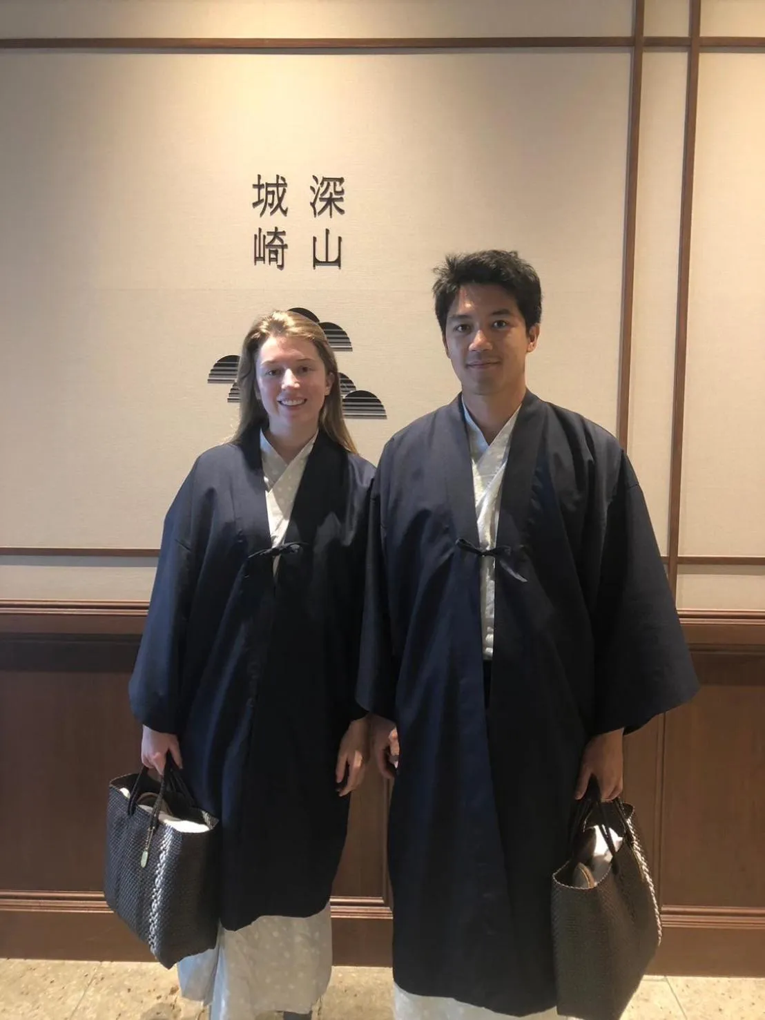 group of guests in Shinzan Kinosaki