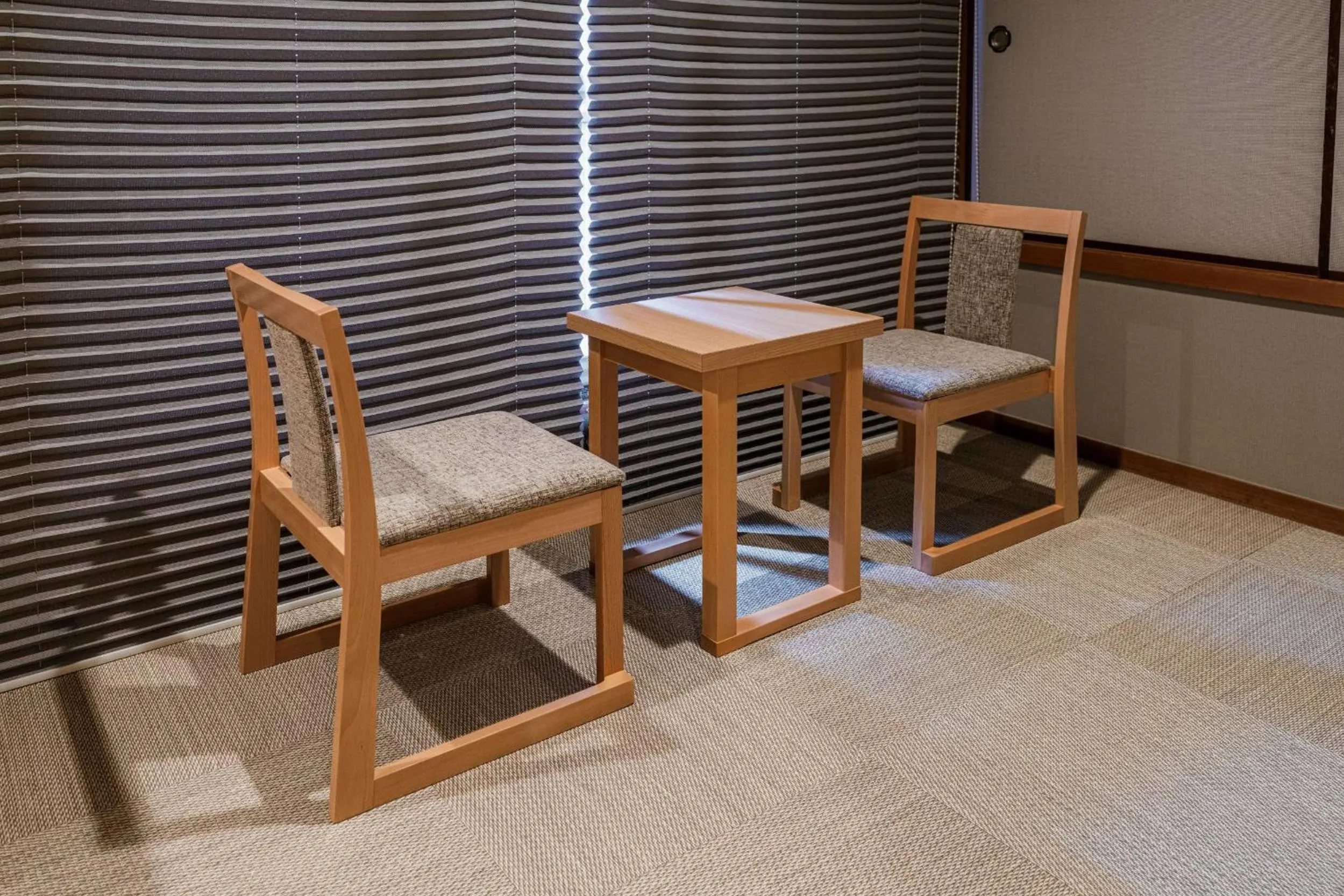 Seating area in Shinzan Kinosaki