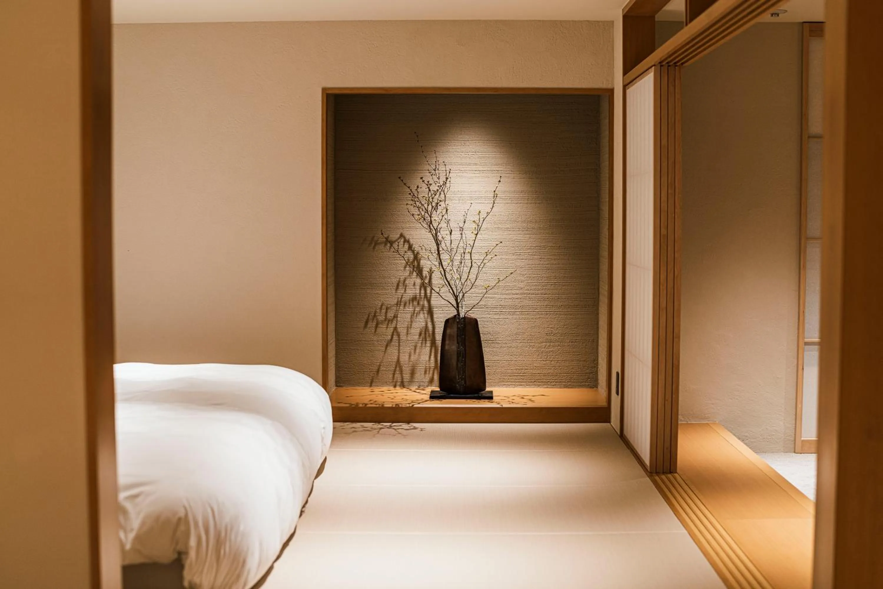 Bedroom, Bed in Shinzan Kinosaki