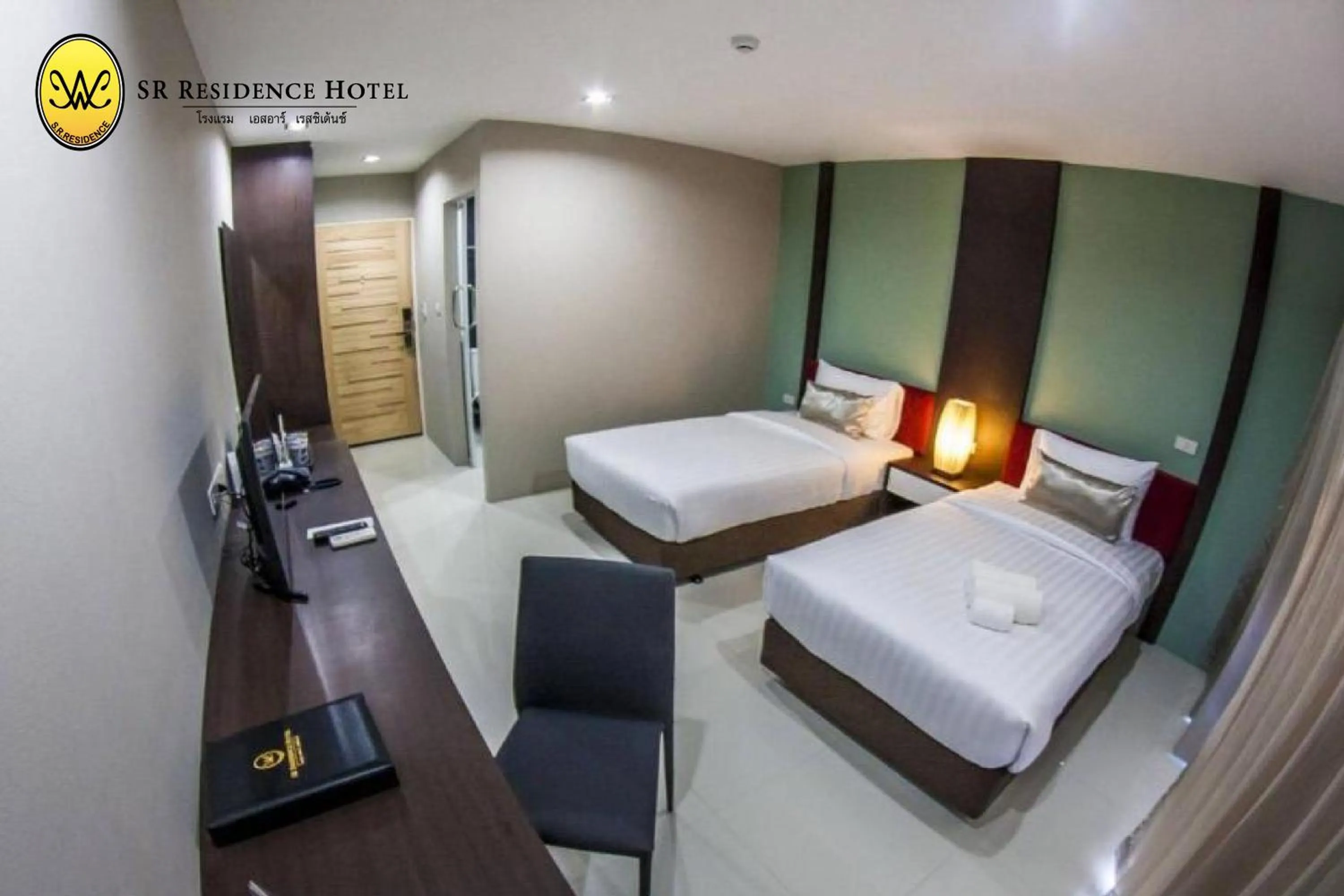 Photo of the whole room, Bed in SR Residence Hotel
