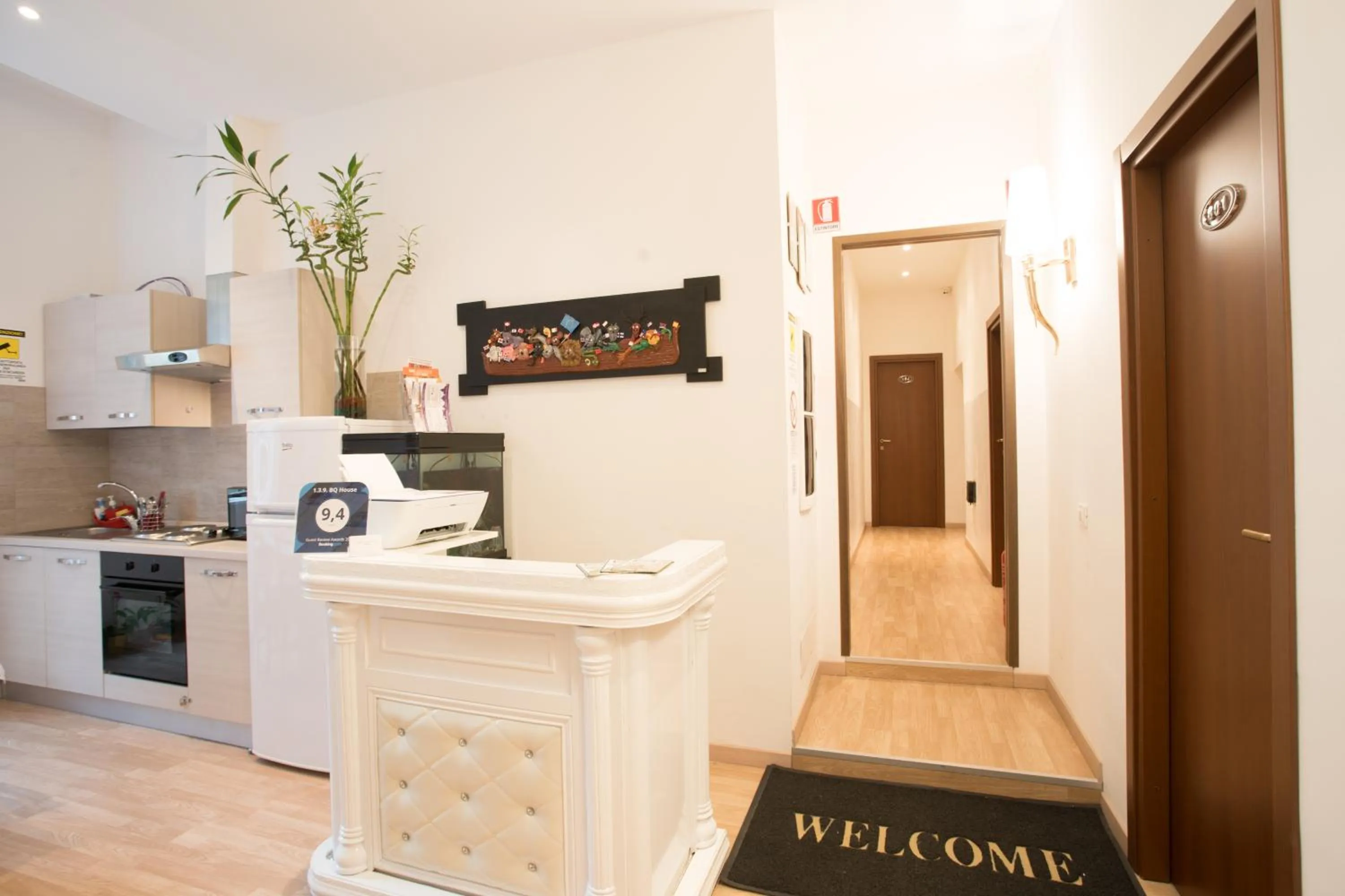 Lobby or reception in BQ House Milizie Luxury Rooms