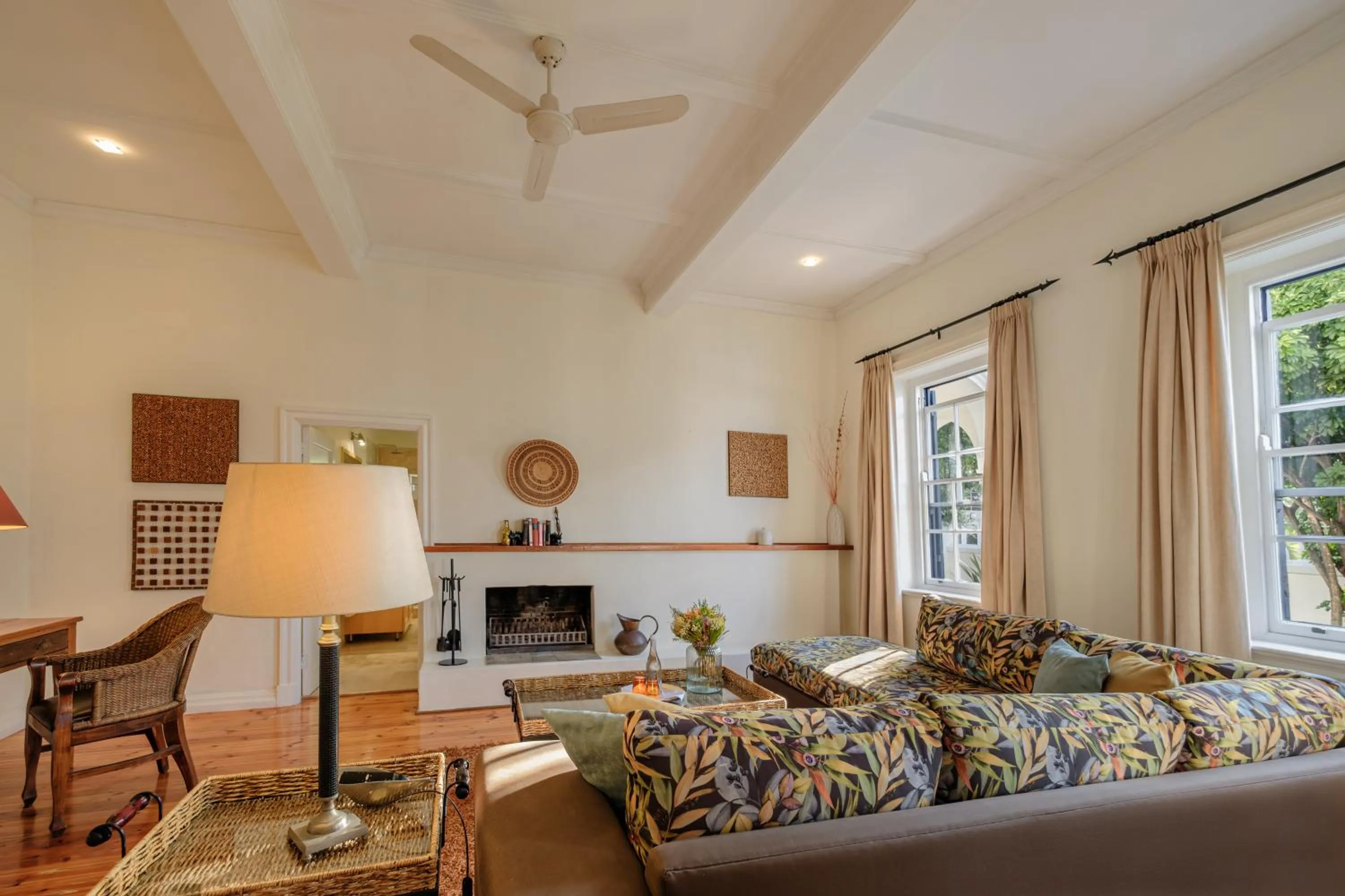 Living room in The Walden Suites