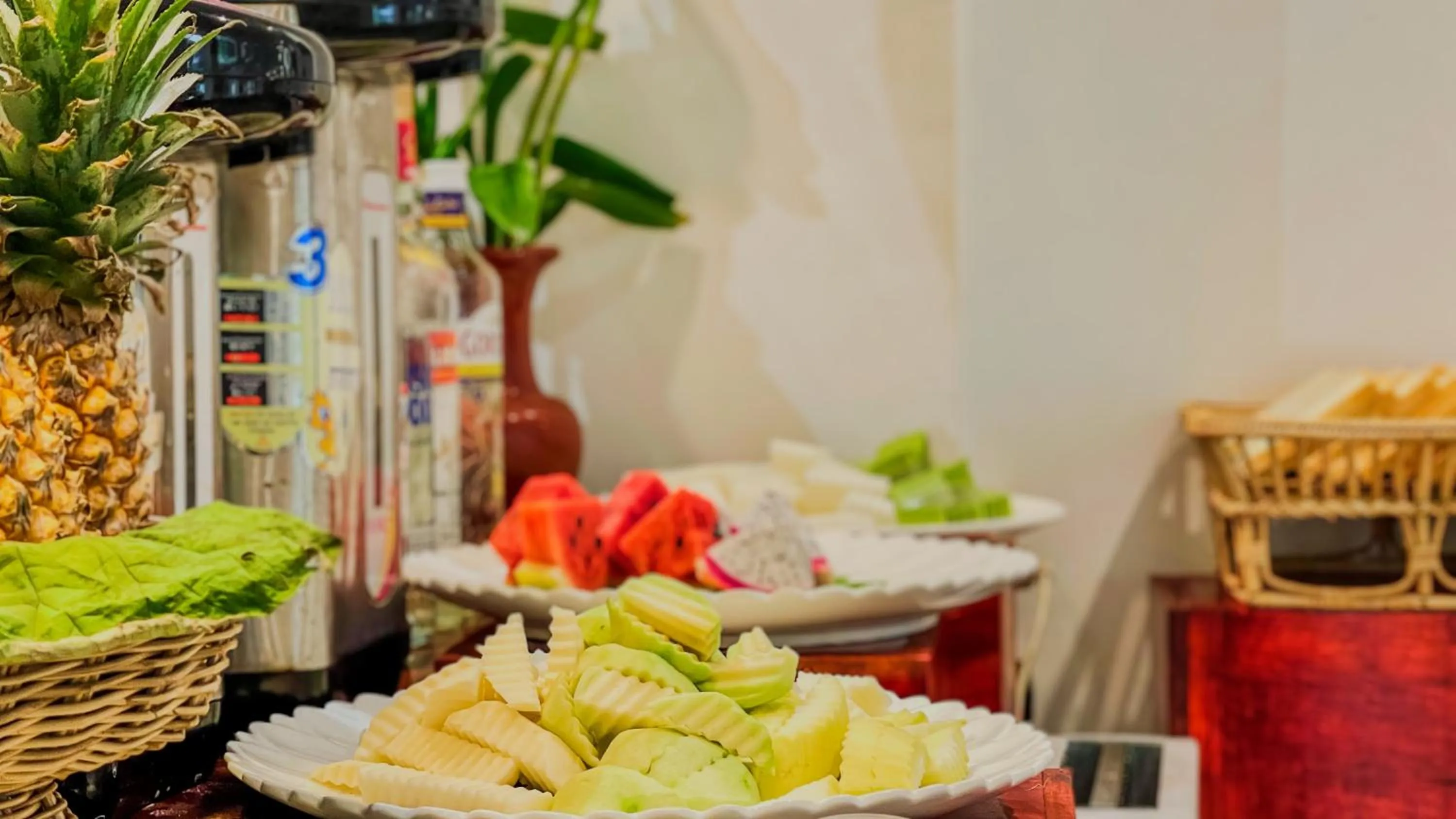 Buffet breakfast in Boutique Indochine d'Angkor