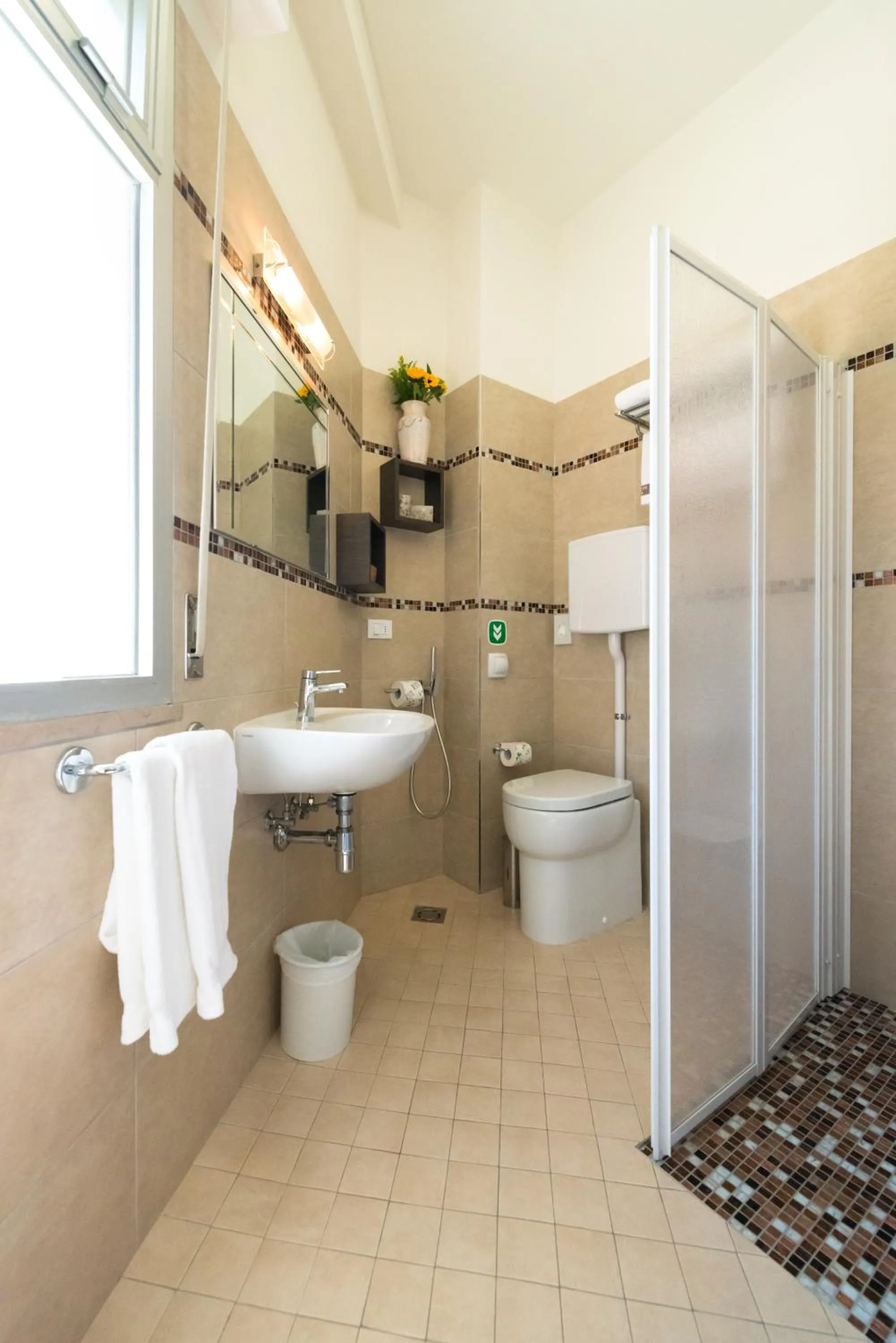 Shower in Hotel Lem-Casadei