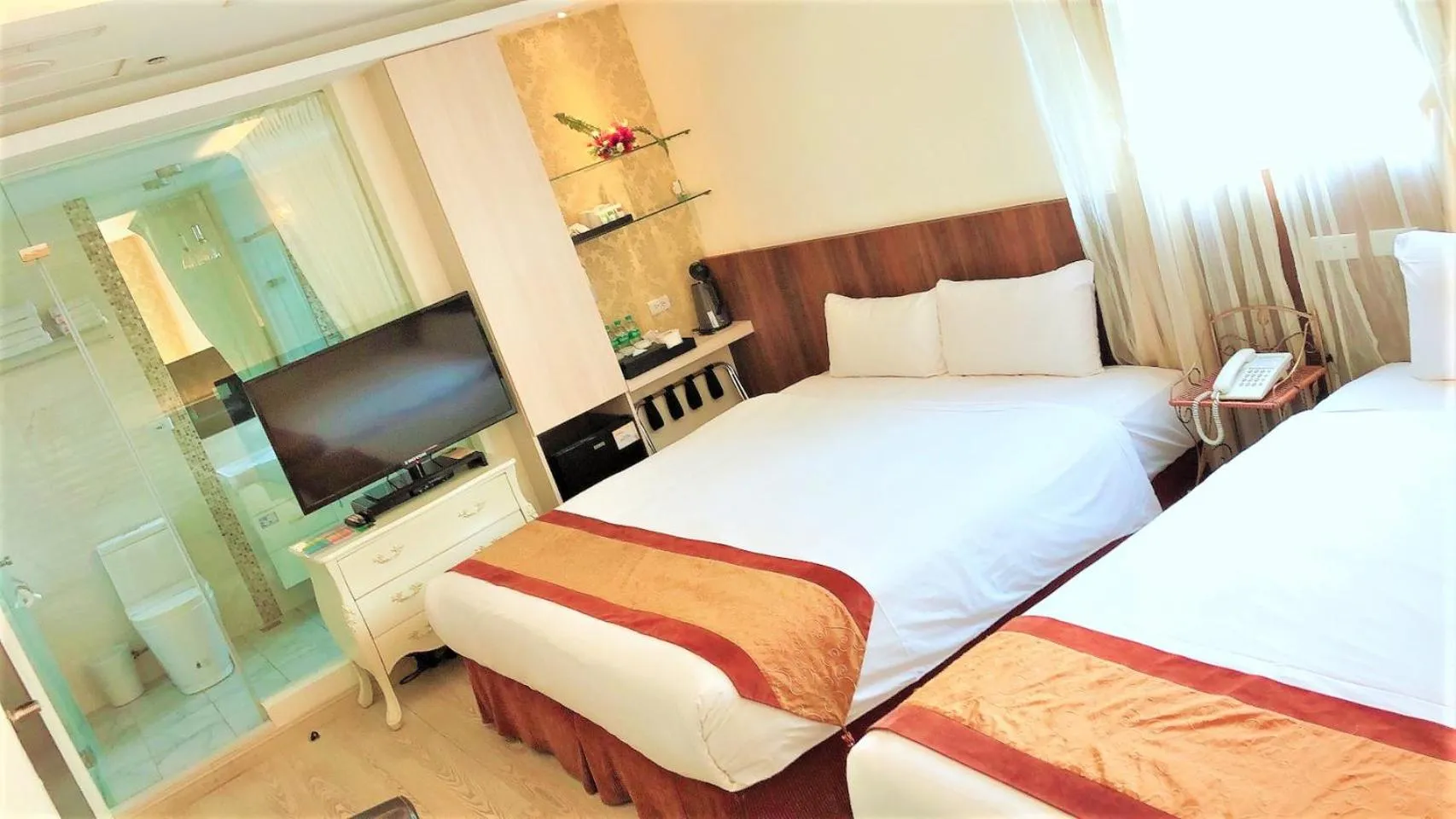 Bed in Taitung Z. Hotel