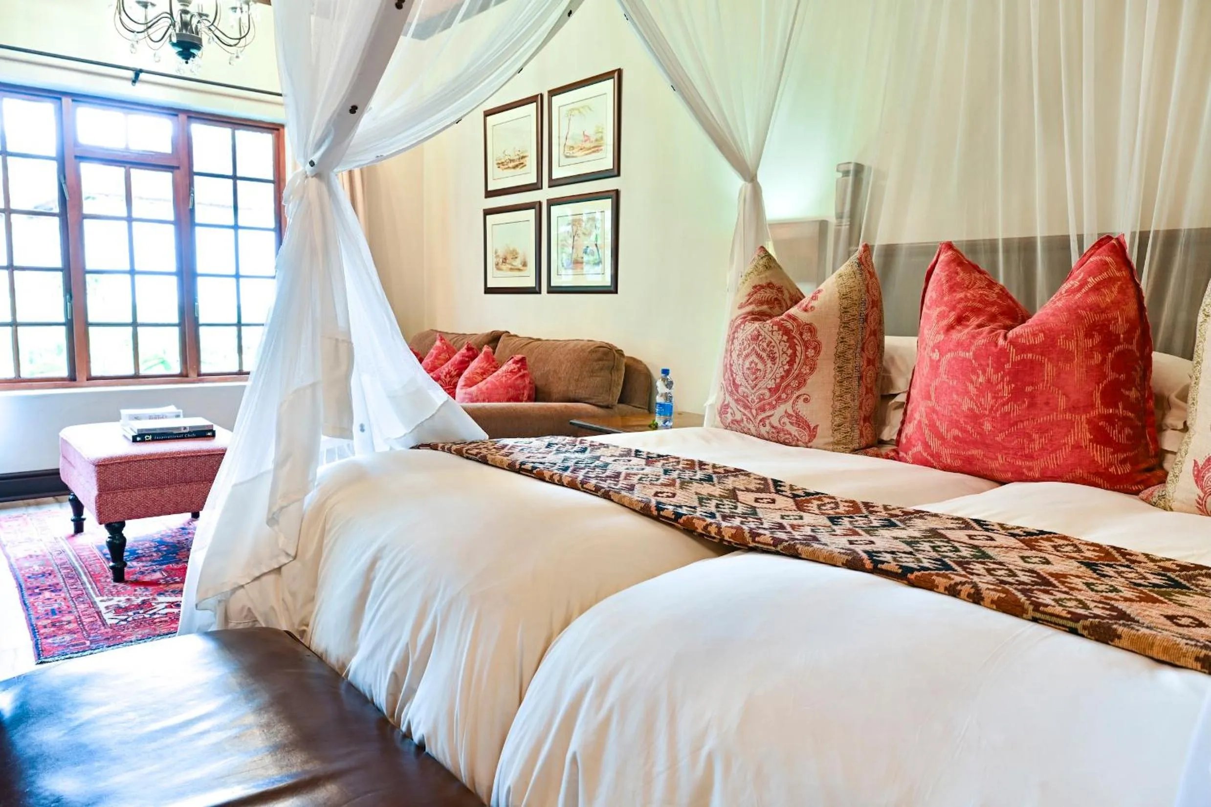 Bed in Woodall Country House and Spa