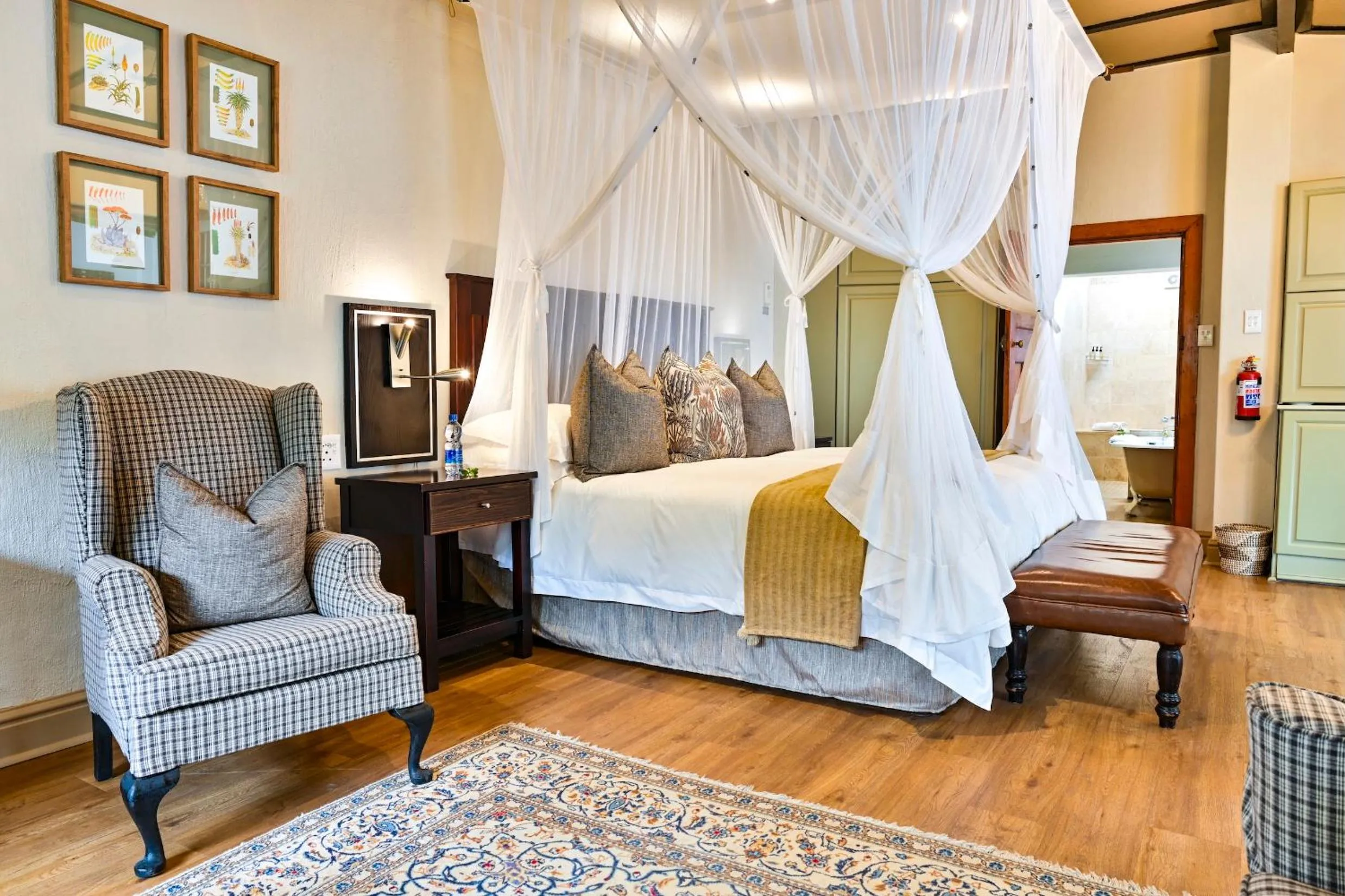 Seating area, Bed in Woodall Country House and Spa