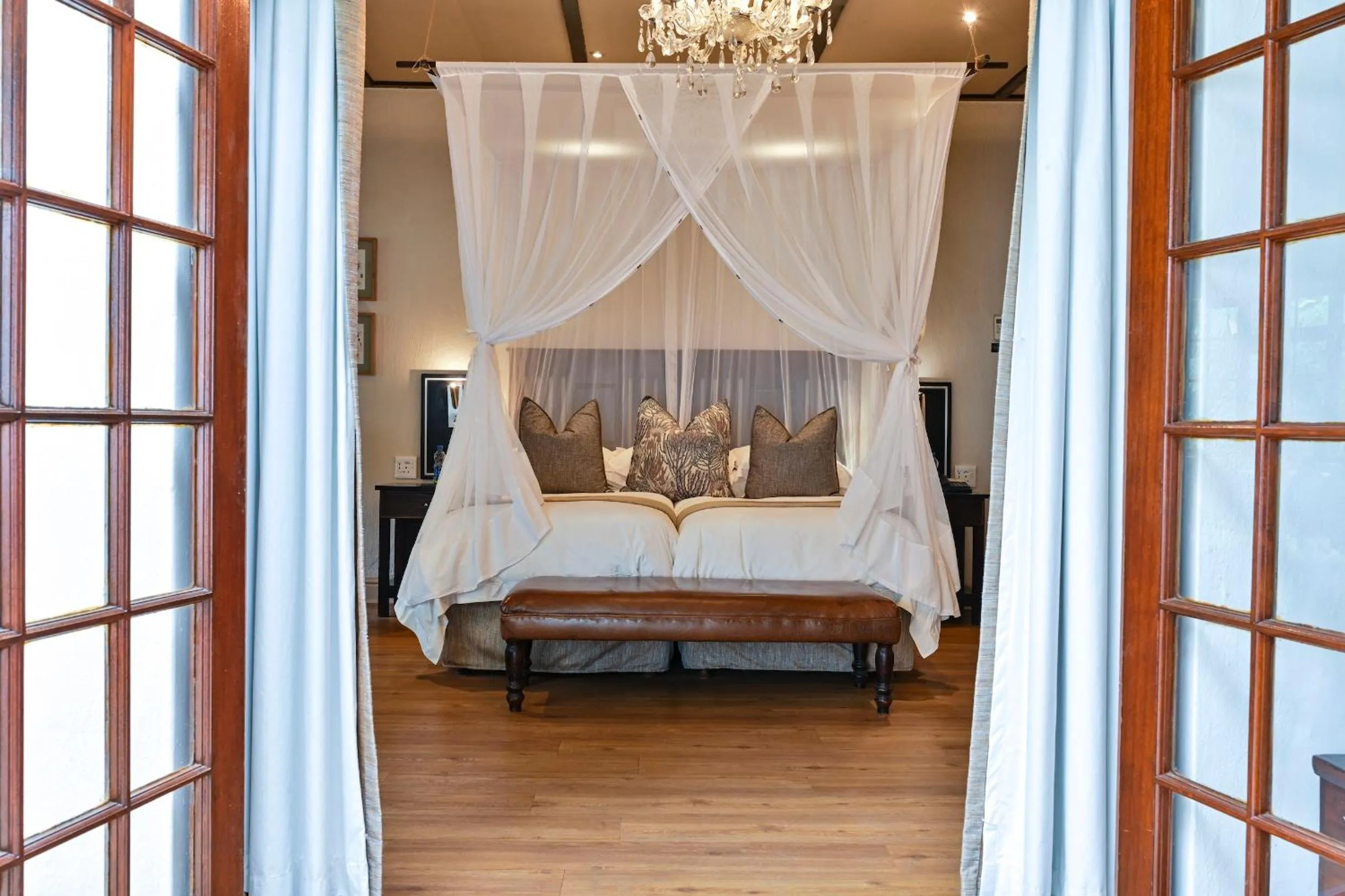 Bed in Woodall Country House and Spa