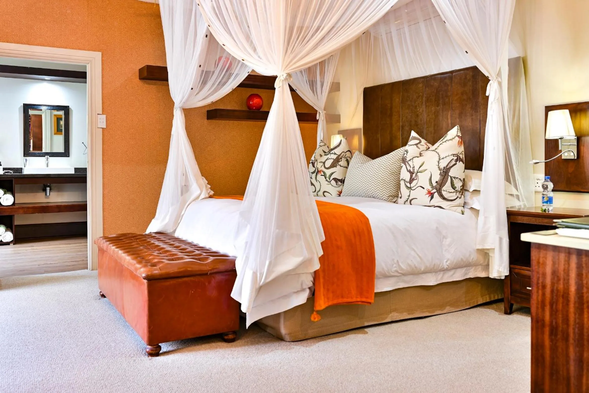 Bed in Woodall Country House and Spa