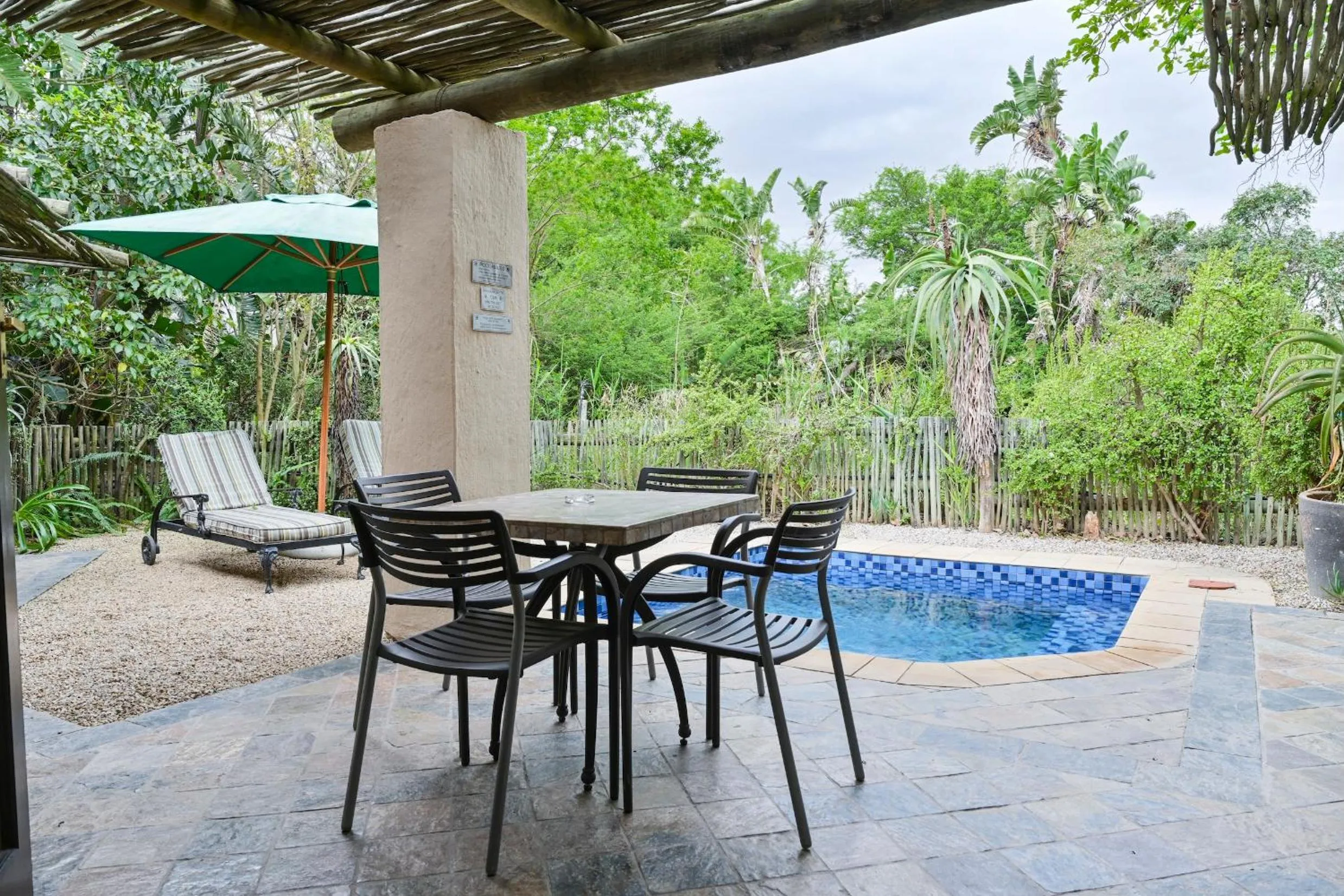 Patio in Woodall Country House and Spa