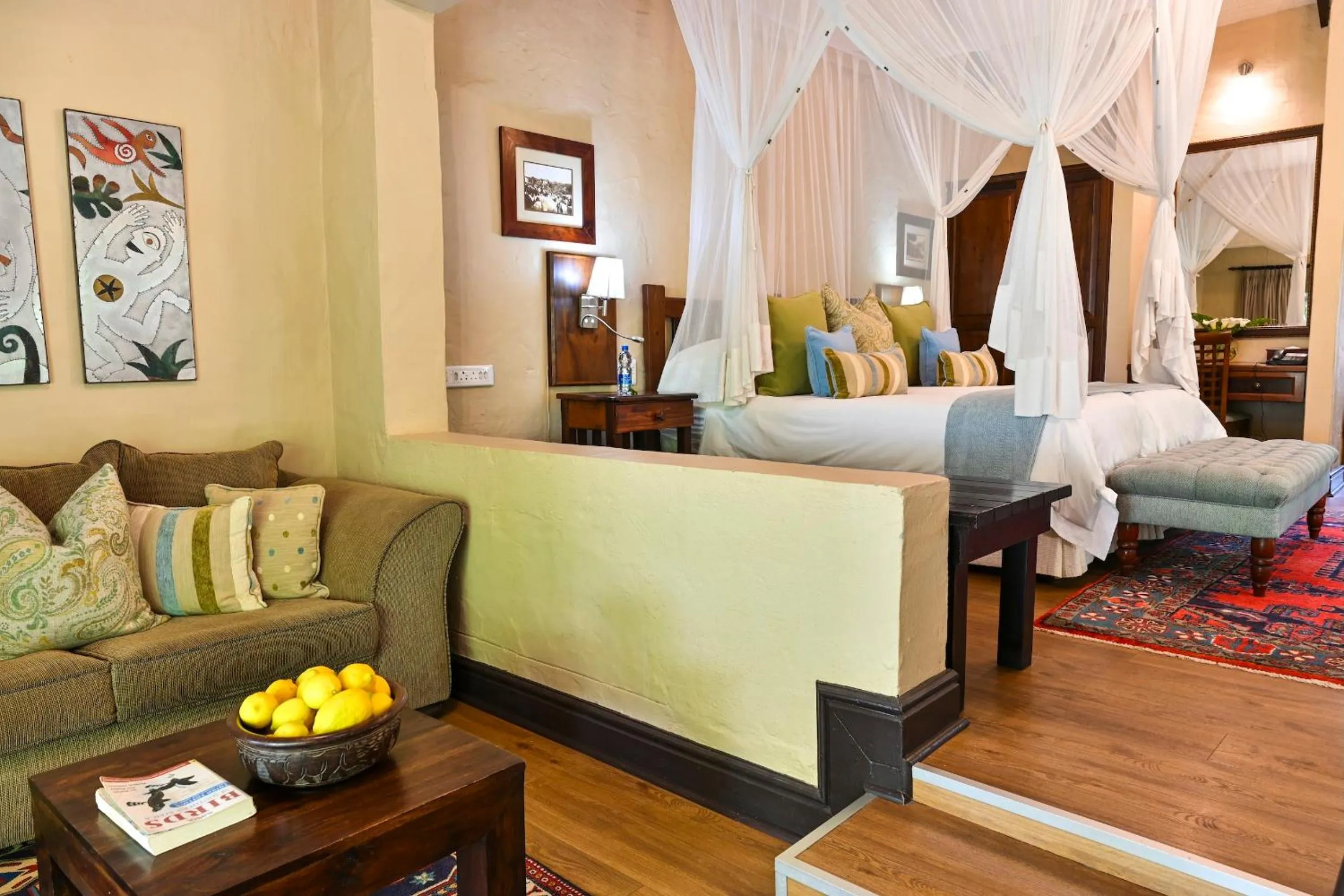 Seating area in Woodall Country House and Spa