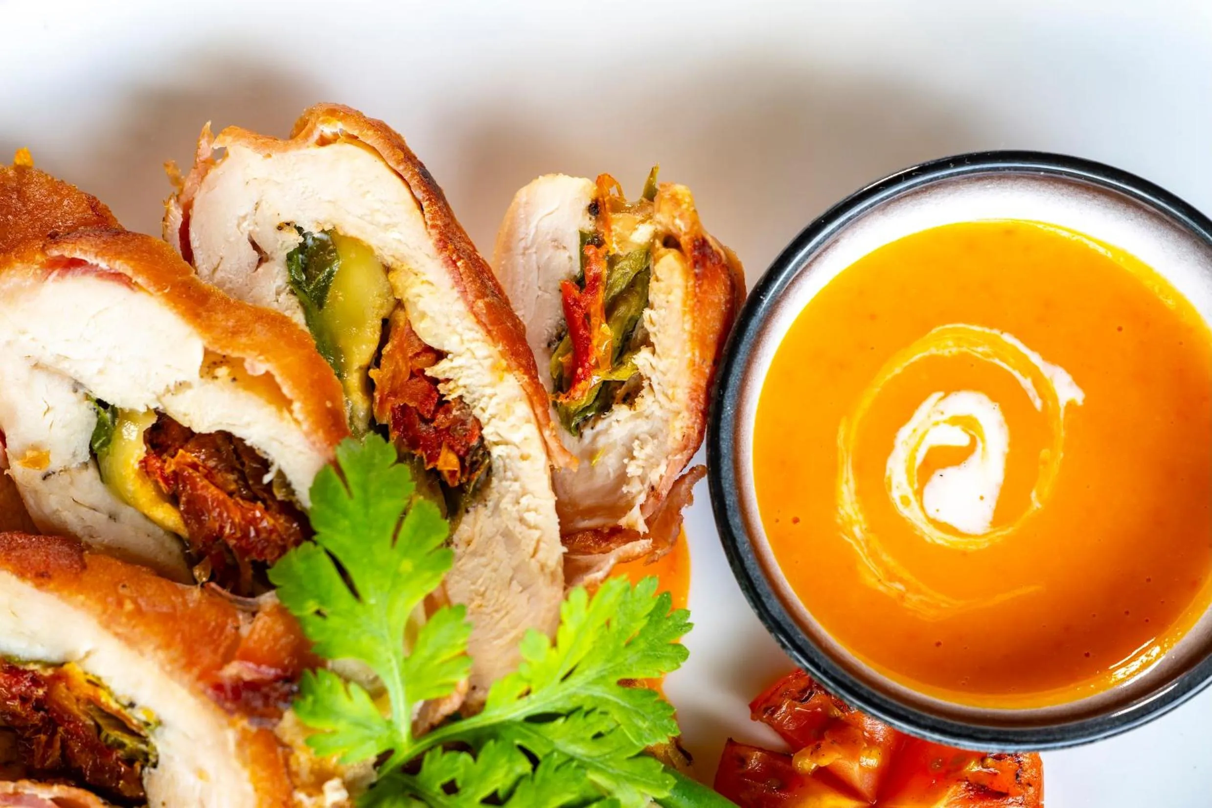 Food and drinks in Woodall Country House and Spa