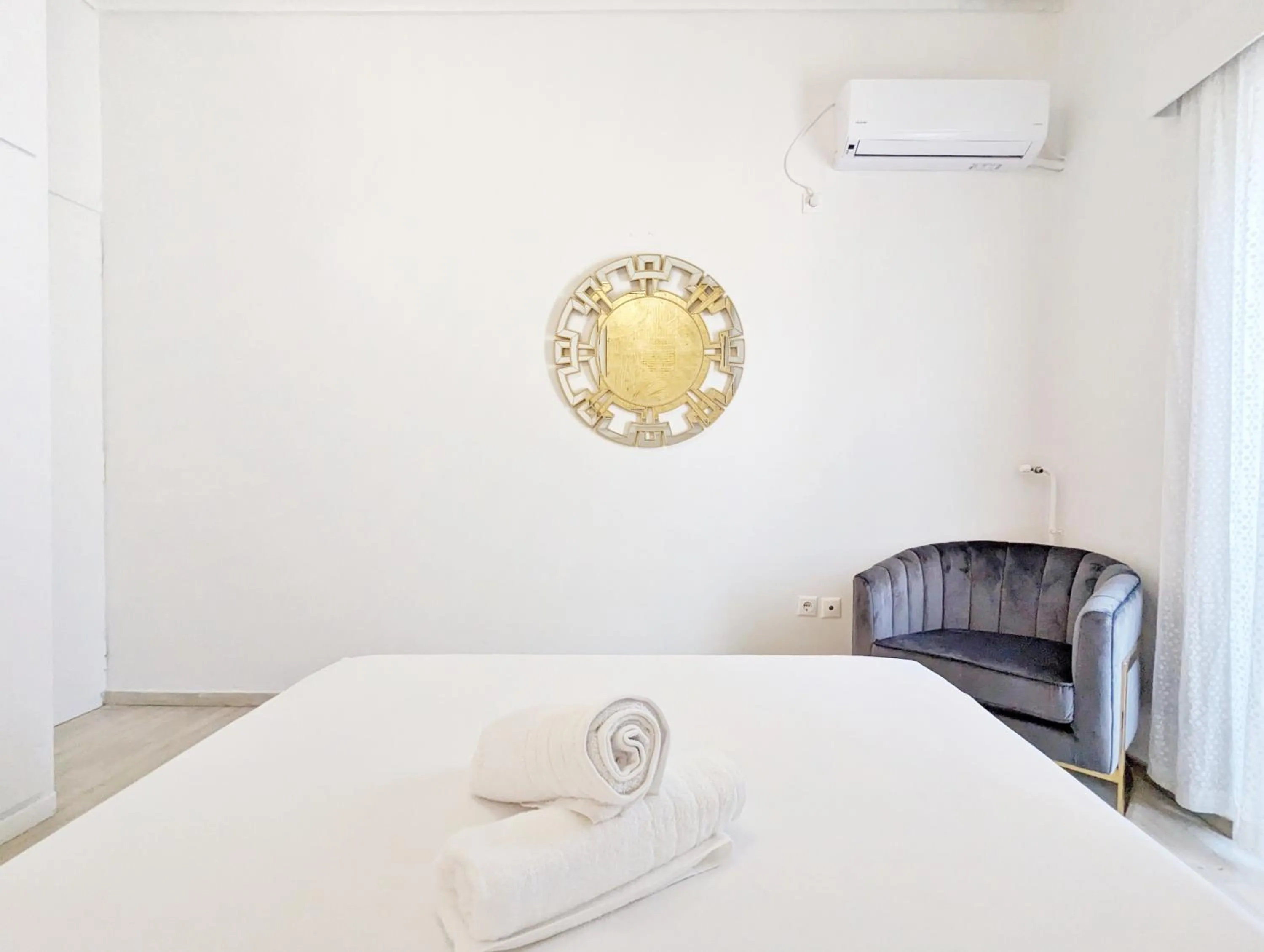 Bed in Acropolis View Dream Apartments