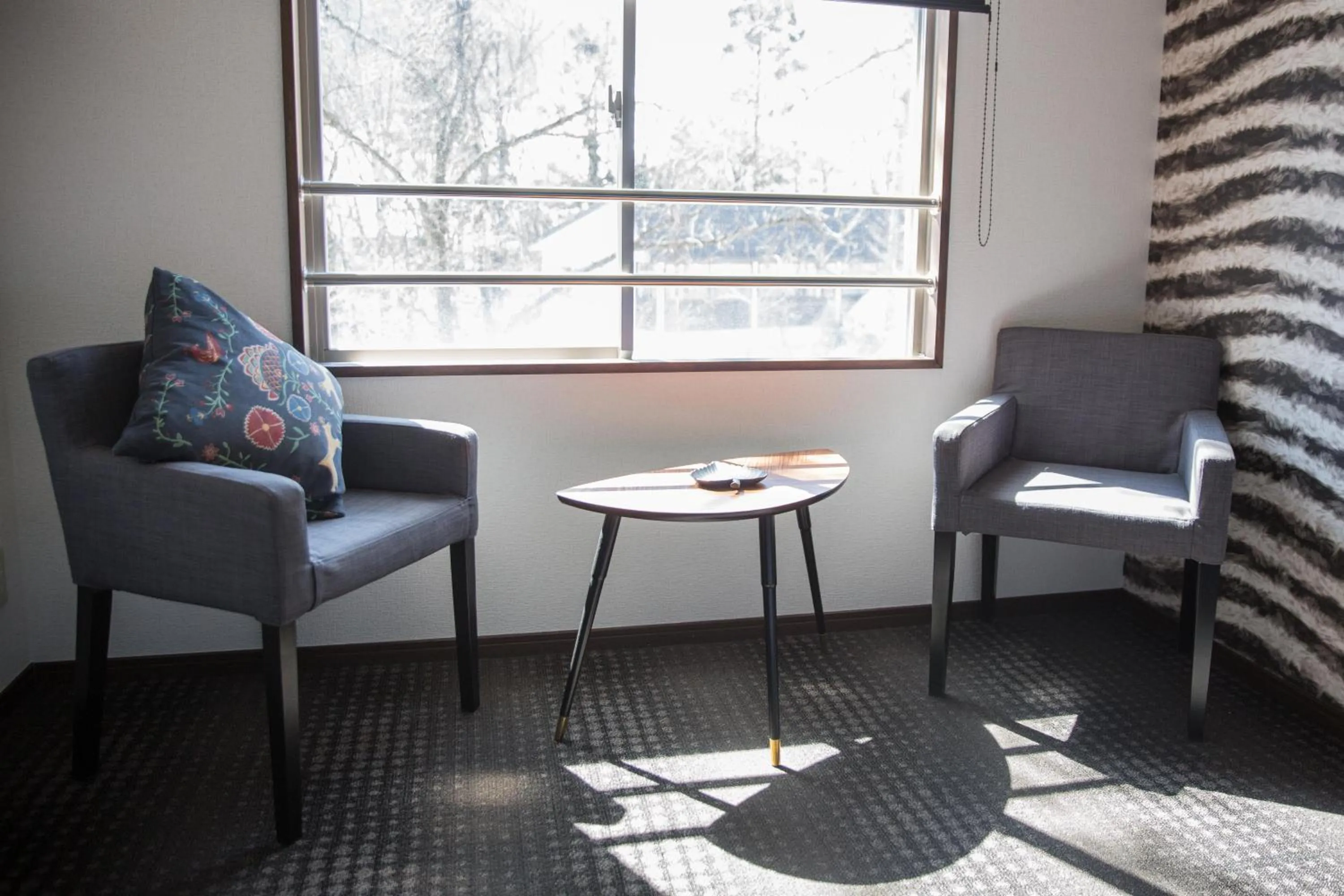 Seating area in Hotel Villa Hakuba by HHG