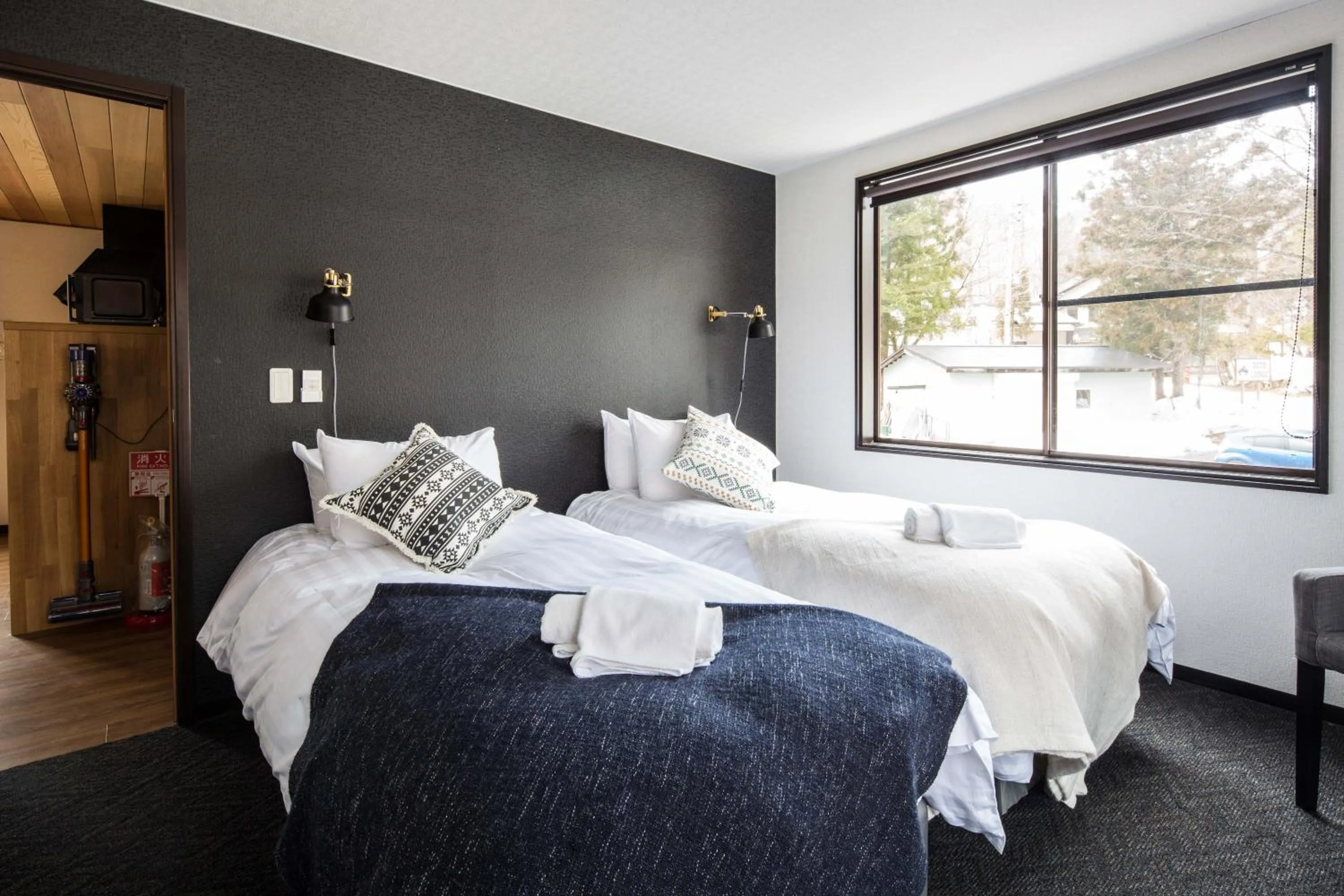 Bed in Hotel Villa Hakuba by HHG