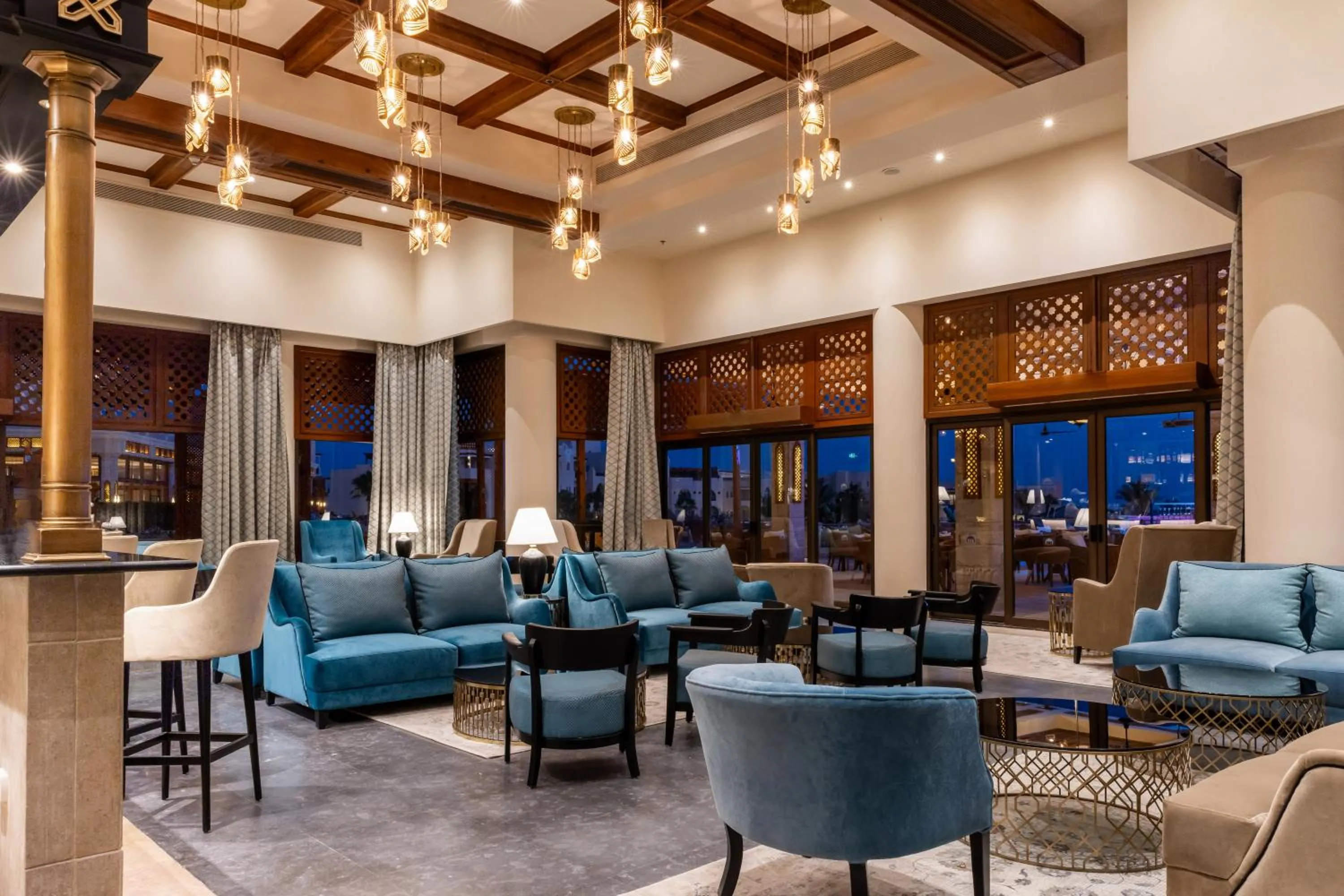 Lounge or bar in Kempinski Hotel Soma Bay