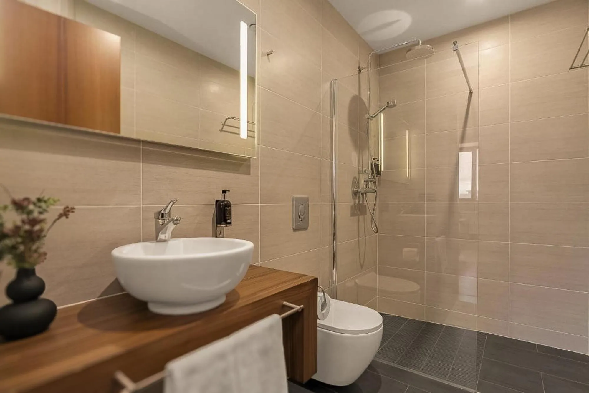 Shower in Hotel Muli