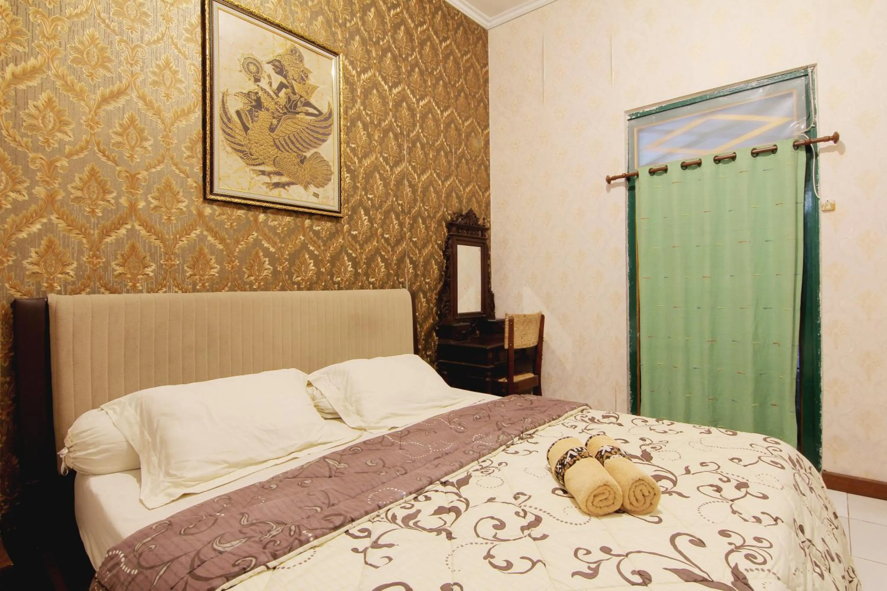 Bed in Pendopo Andari Homestay