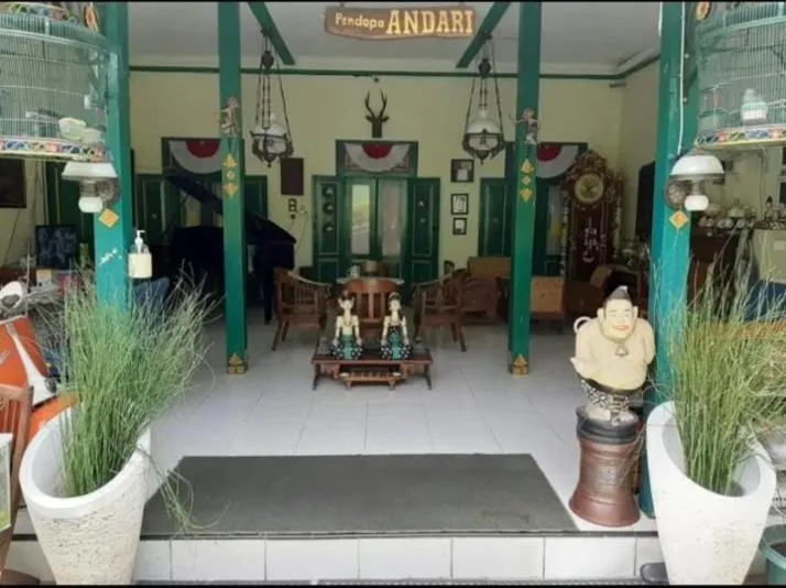 Living room in Pendopo Andari Homestay