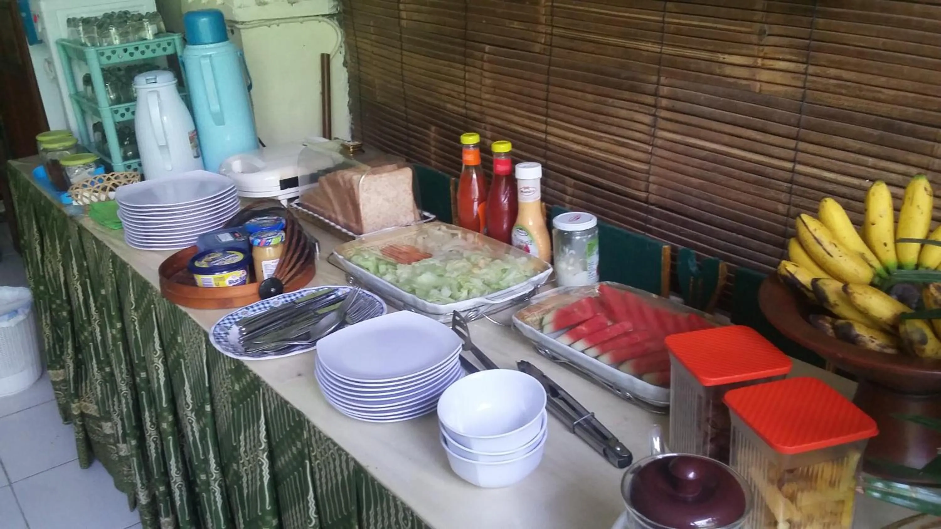 Food and drinks in Pendopo Andari Homestay