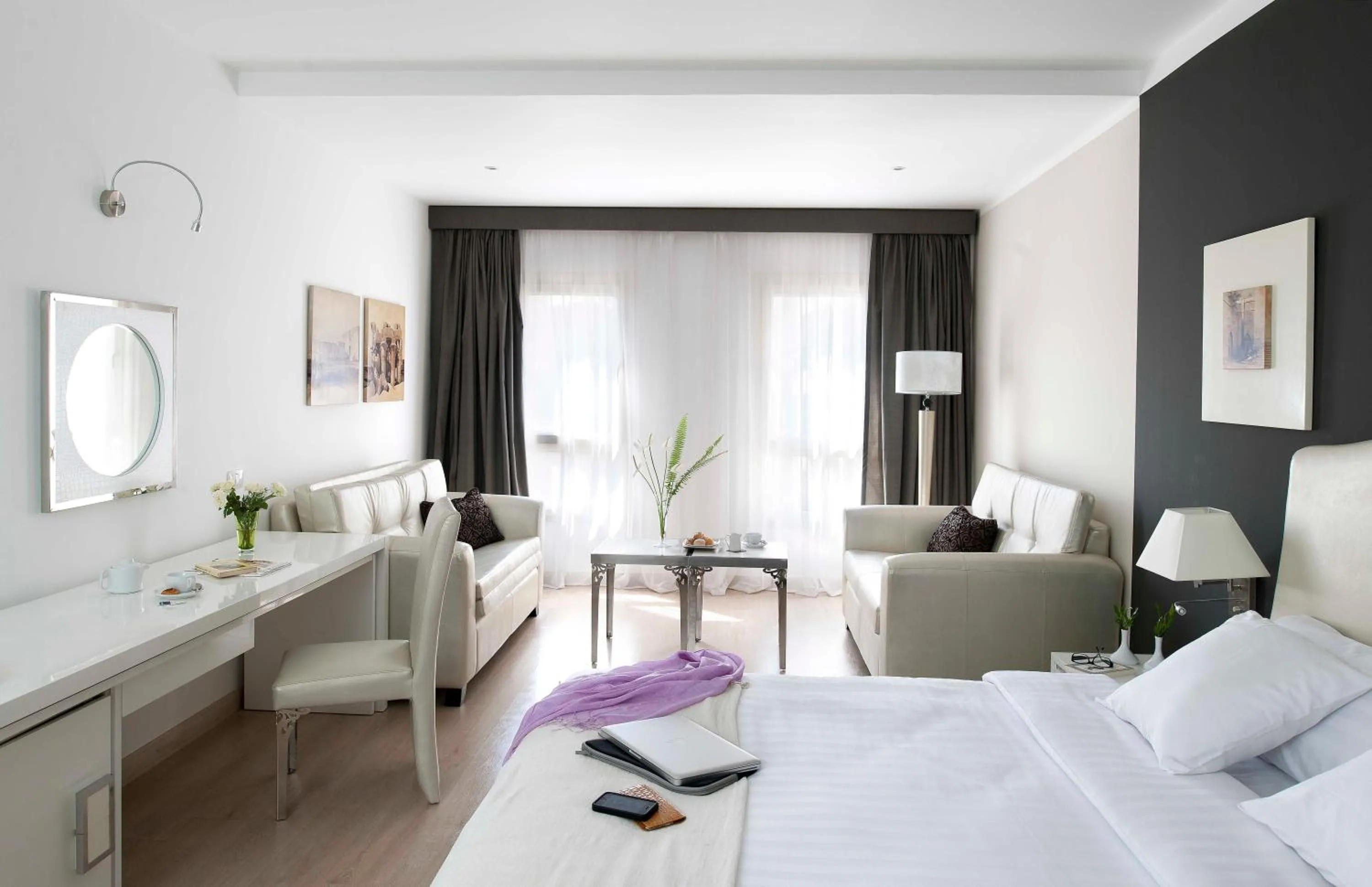 Bed in Barceló Cairo Pyramids