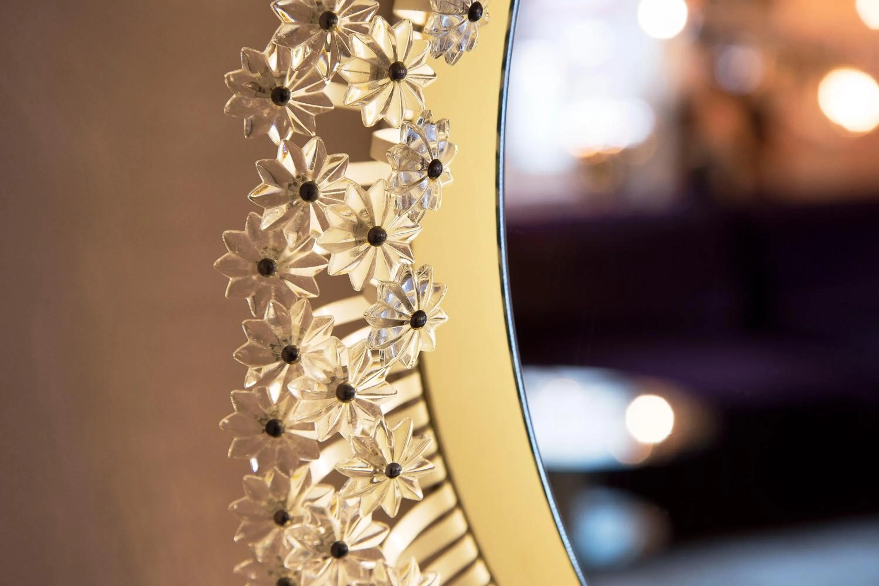 Decorative detail, Bed in Hôtel Saint-Marc