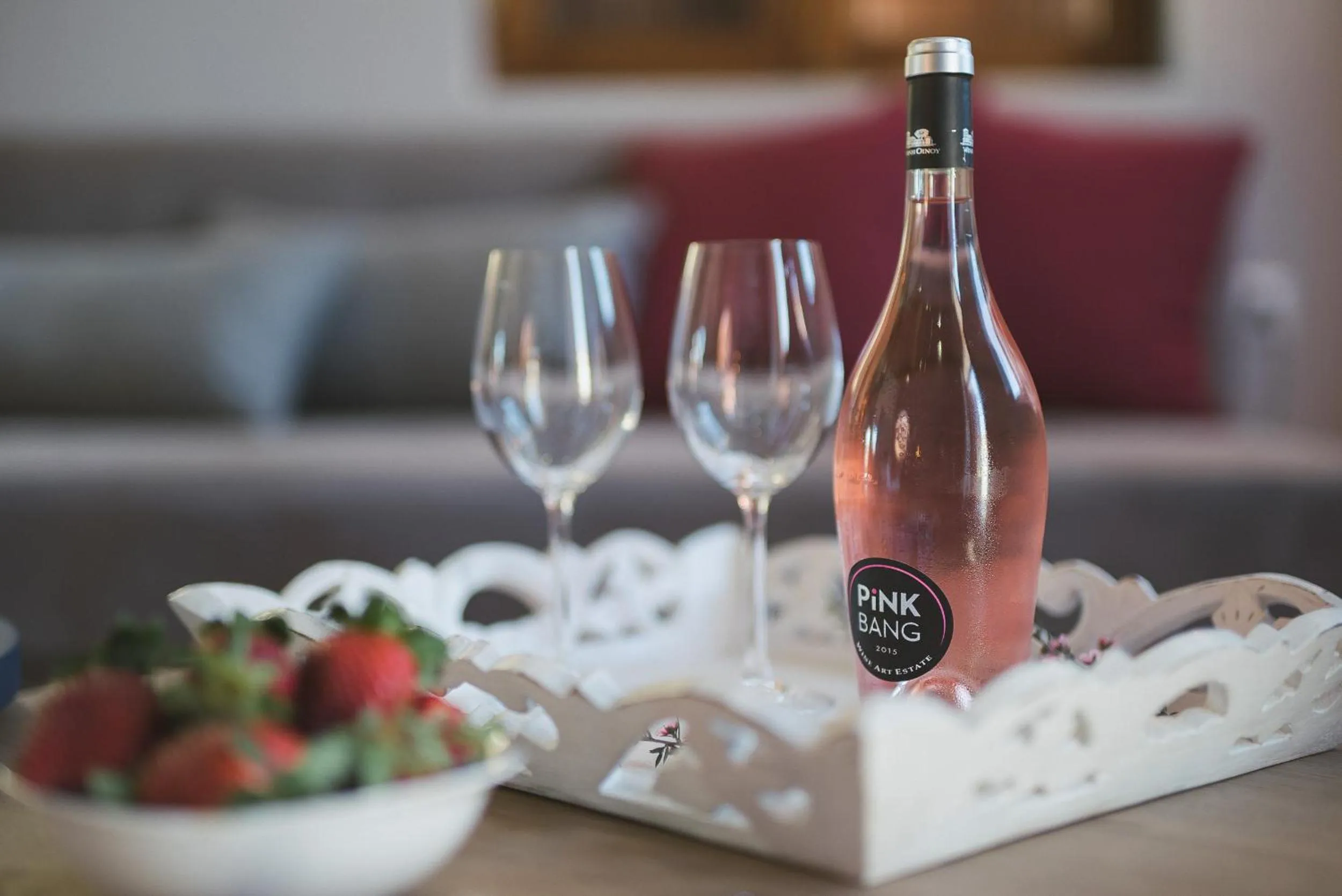 Alcoholic drinks in Bluebell Luxury Suites