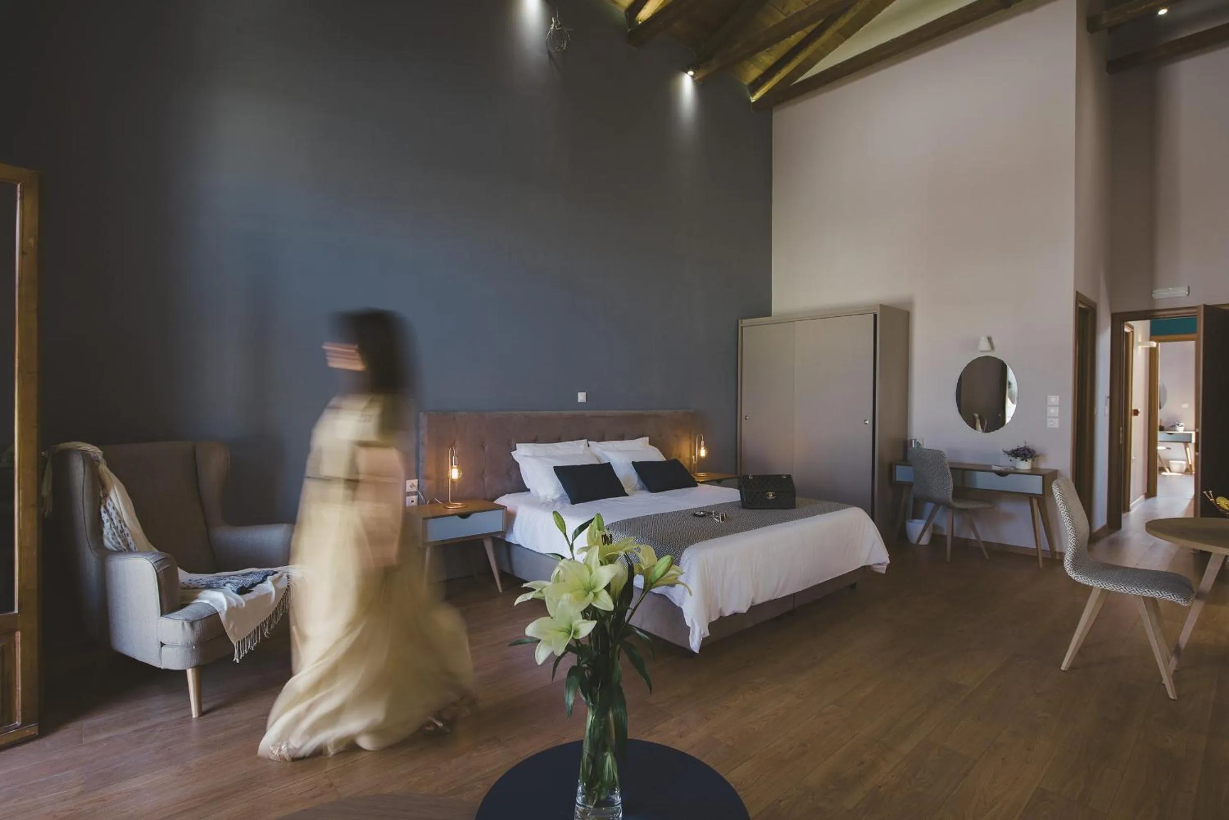 People, Bed in Bluebell Luxury Suites