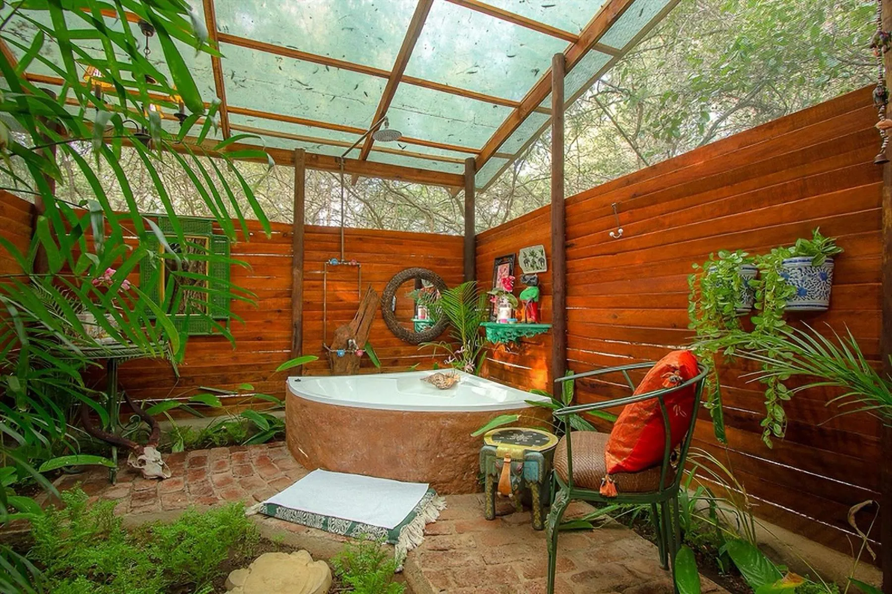 Bathroom in Wielewaal Bush Lodge
