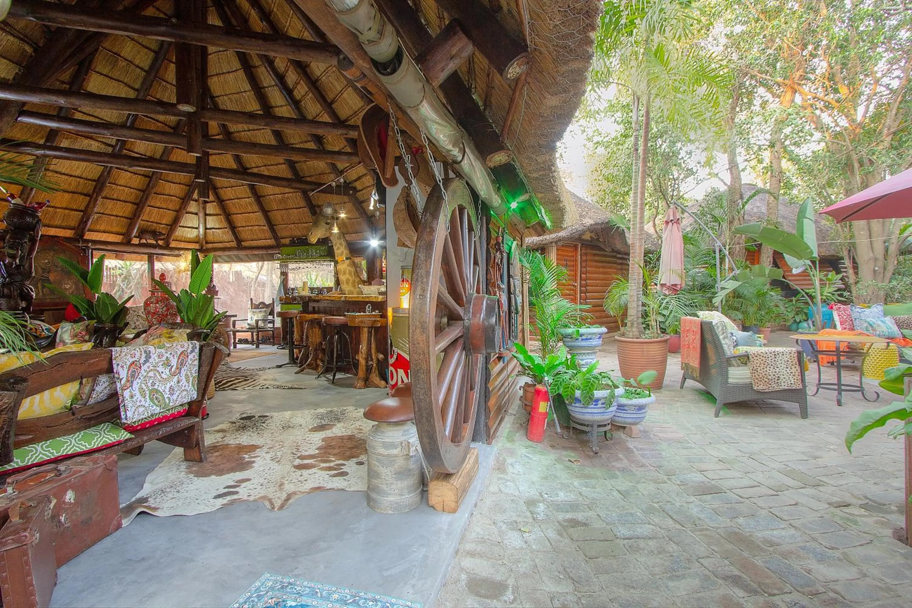 Patio in Wielewaal Bush Lodge