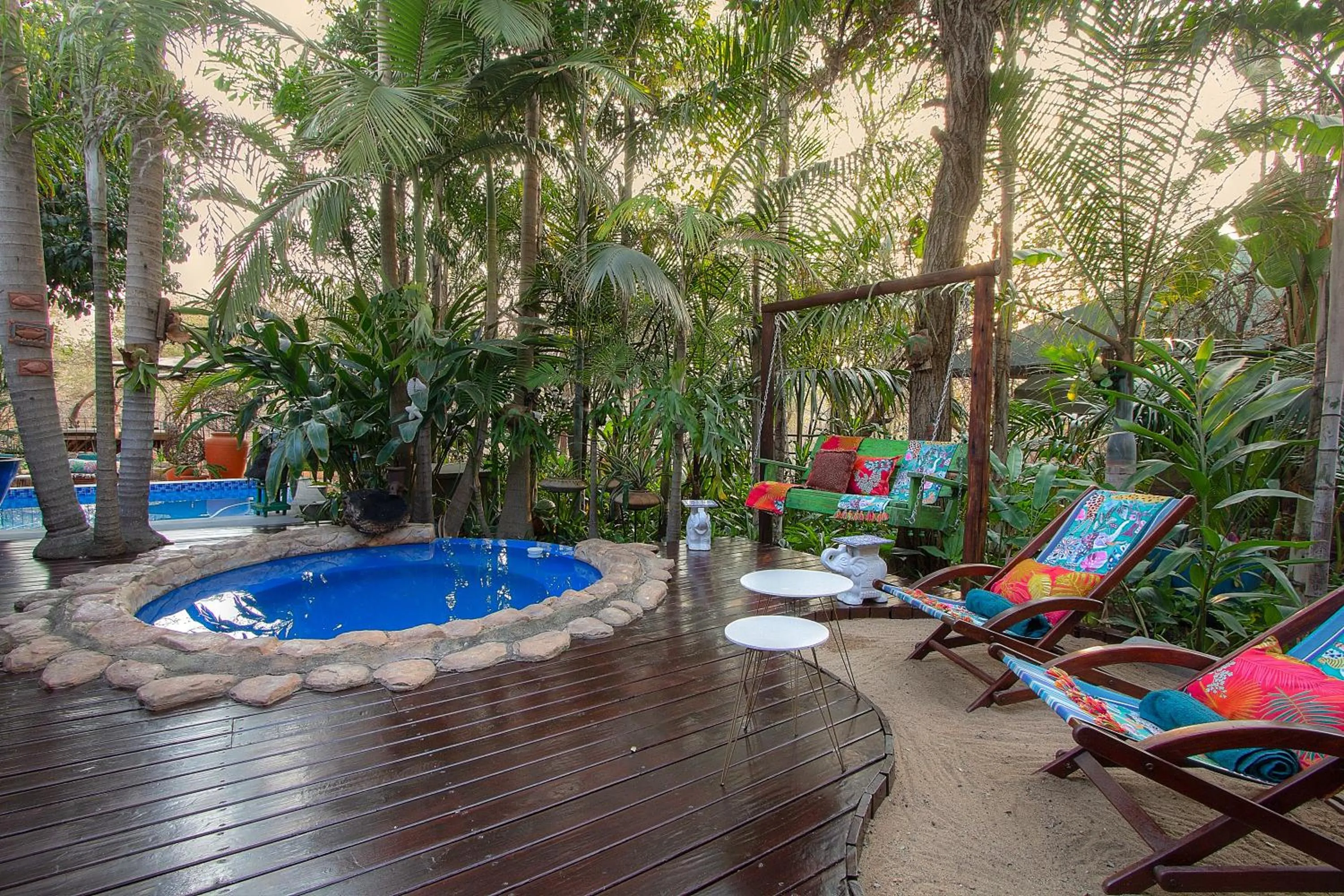 Patio in Wielewaal Bush Lodge