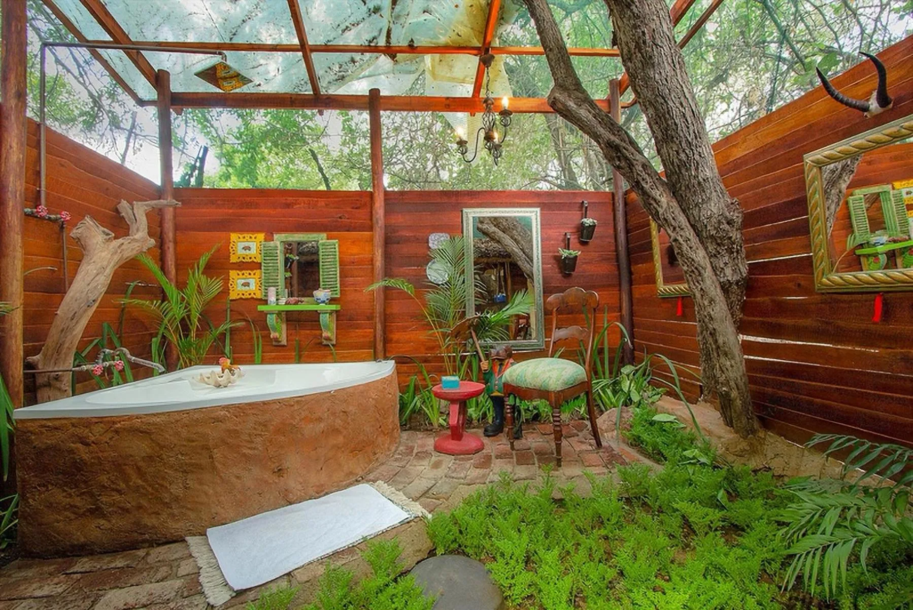 Bathroom in Wielewaal Bush Lodge