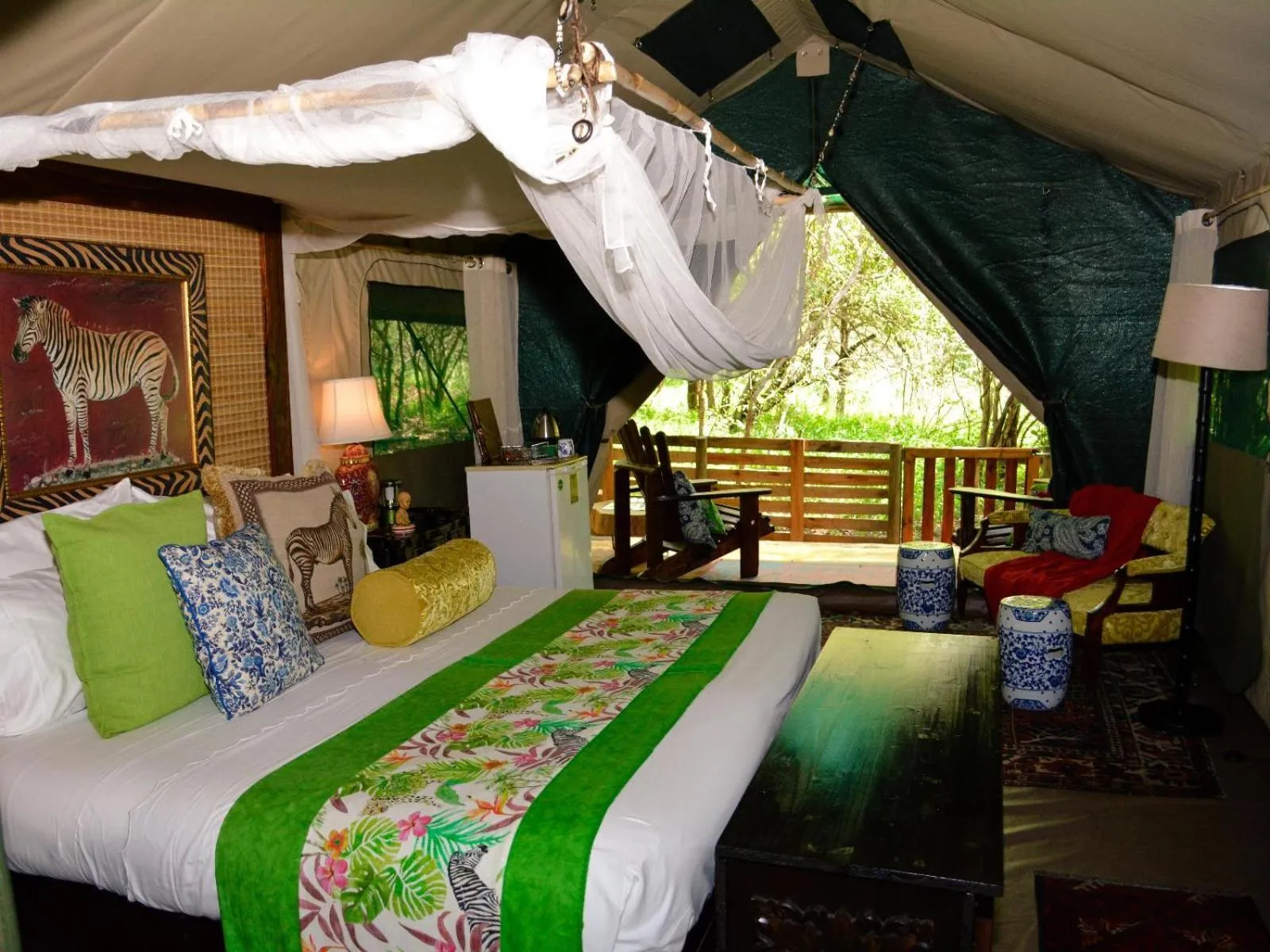 Bed in Wielewaal Bush Lodge