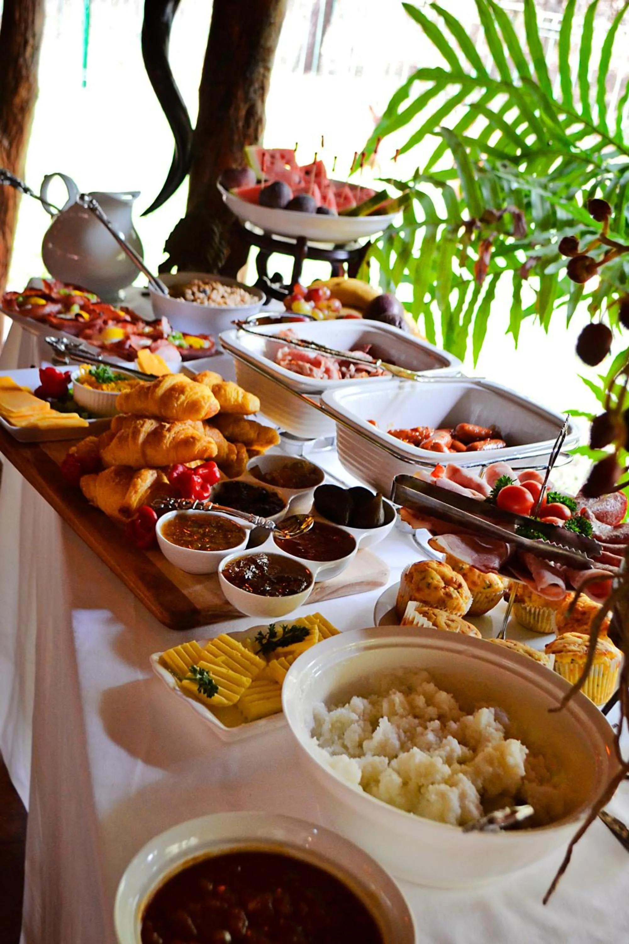 Restaurant/places to eat in Wielewaal Bush Lodge