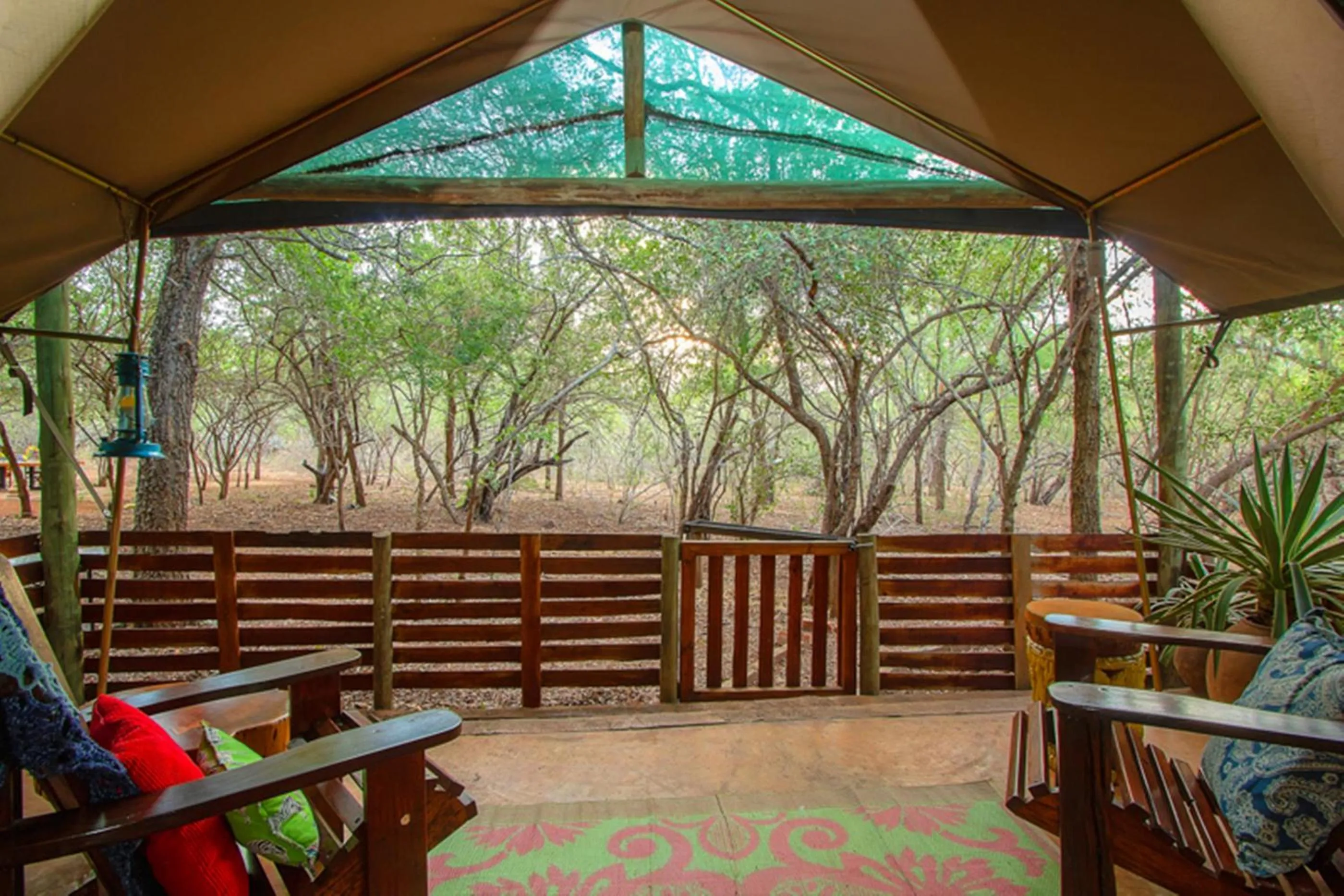 Patio in Wielewaal Bush Lodge