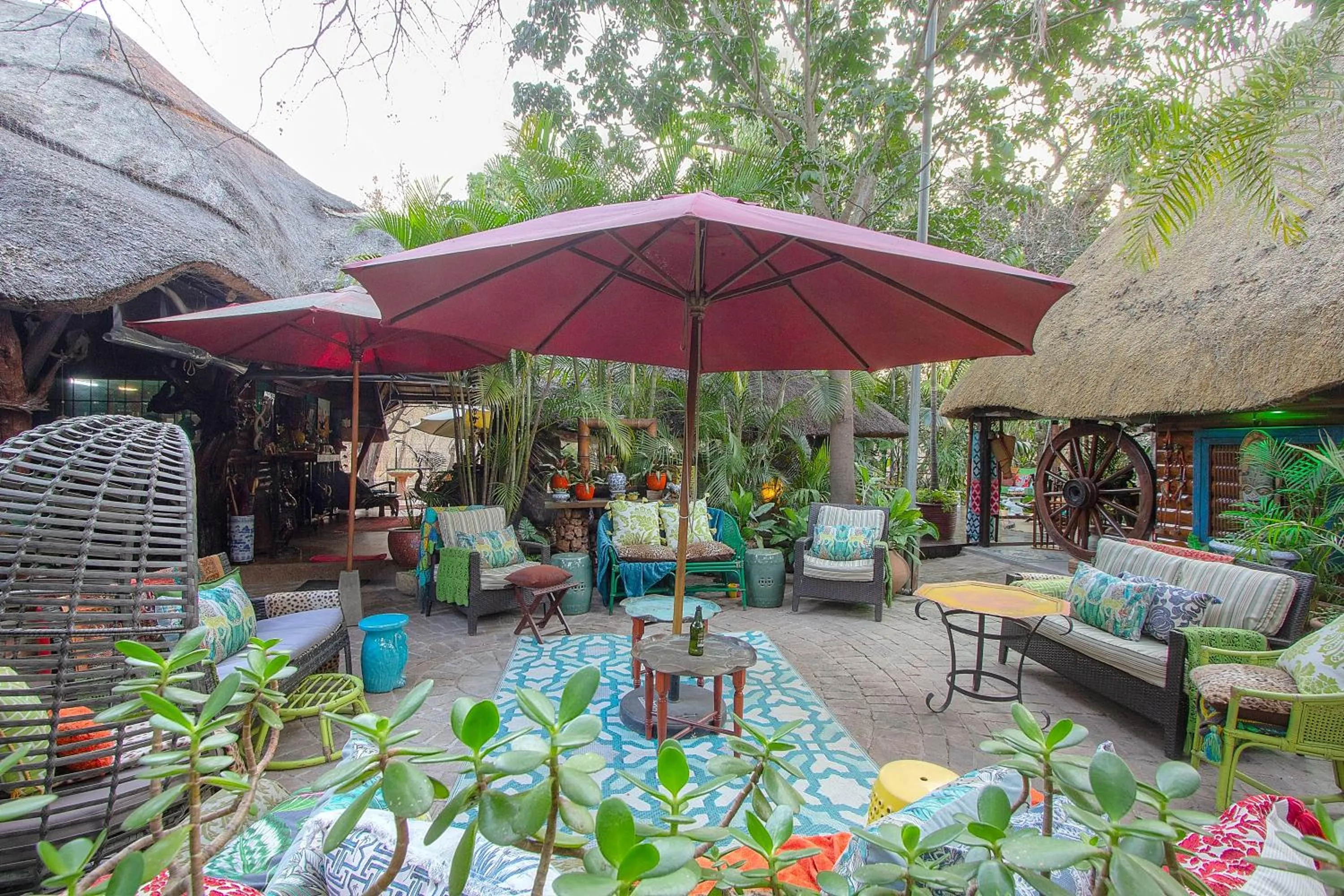 Patio in Wielewaal Bush Lodge