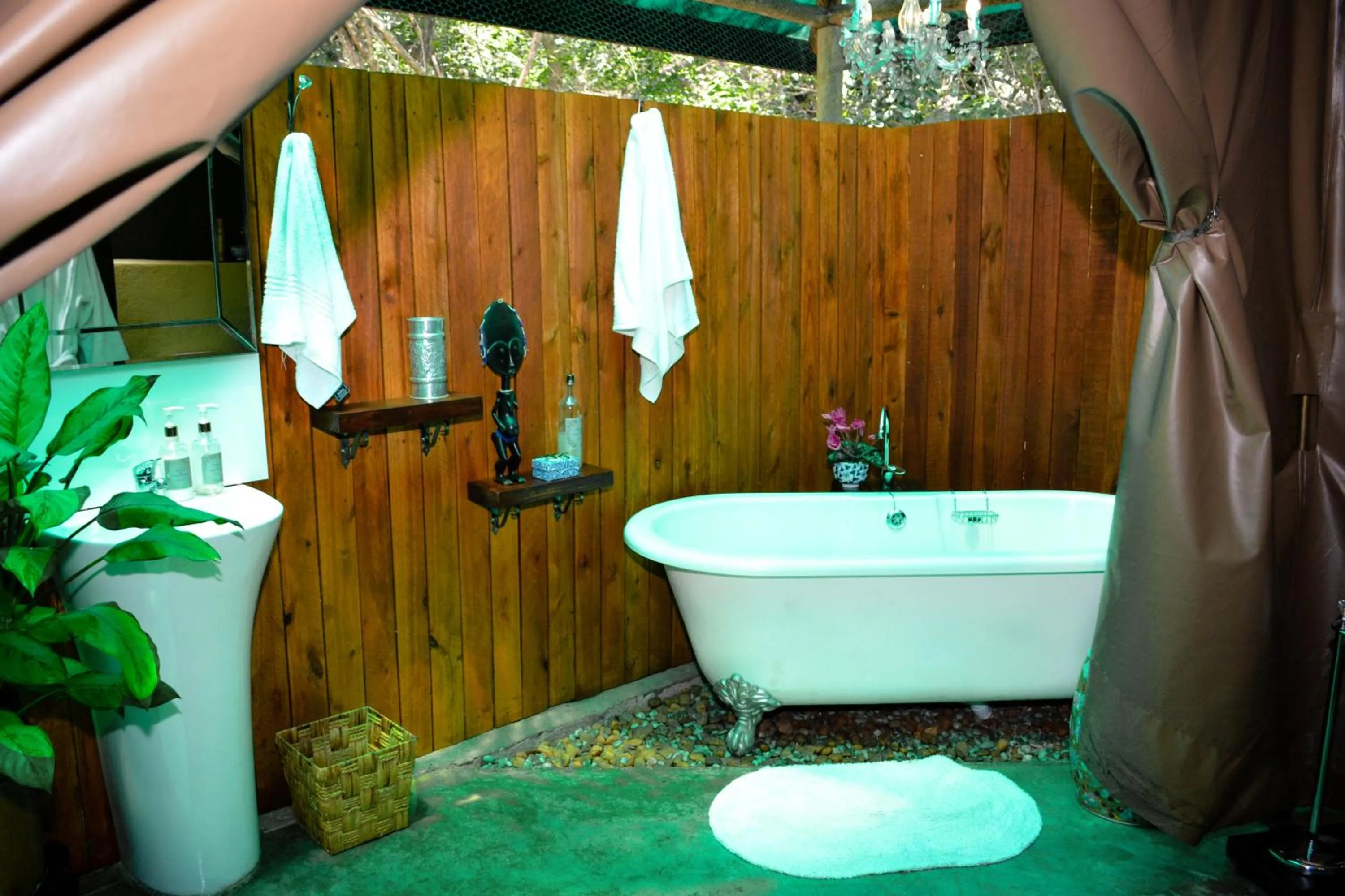 Decorative detail in Wielewaal Bush Lodge