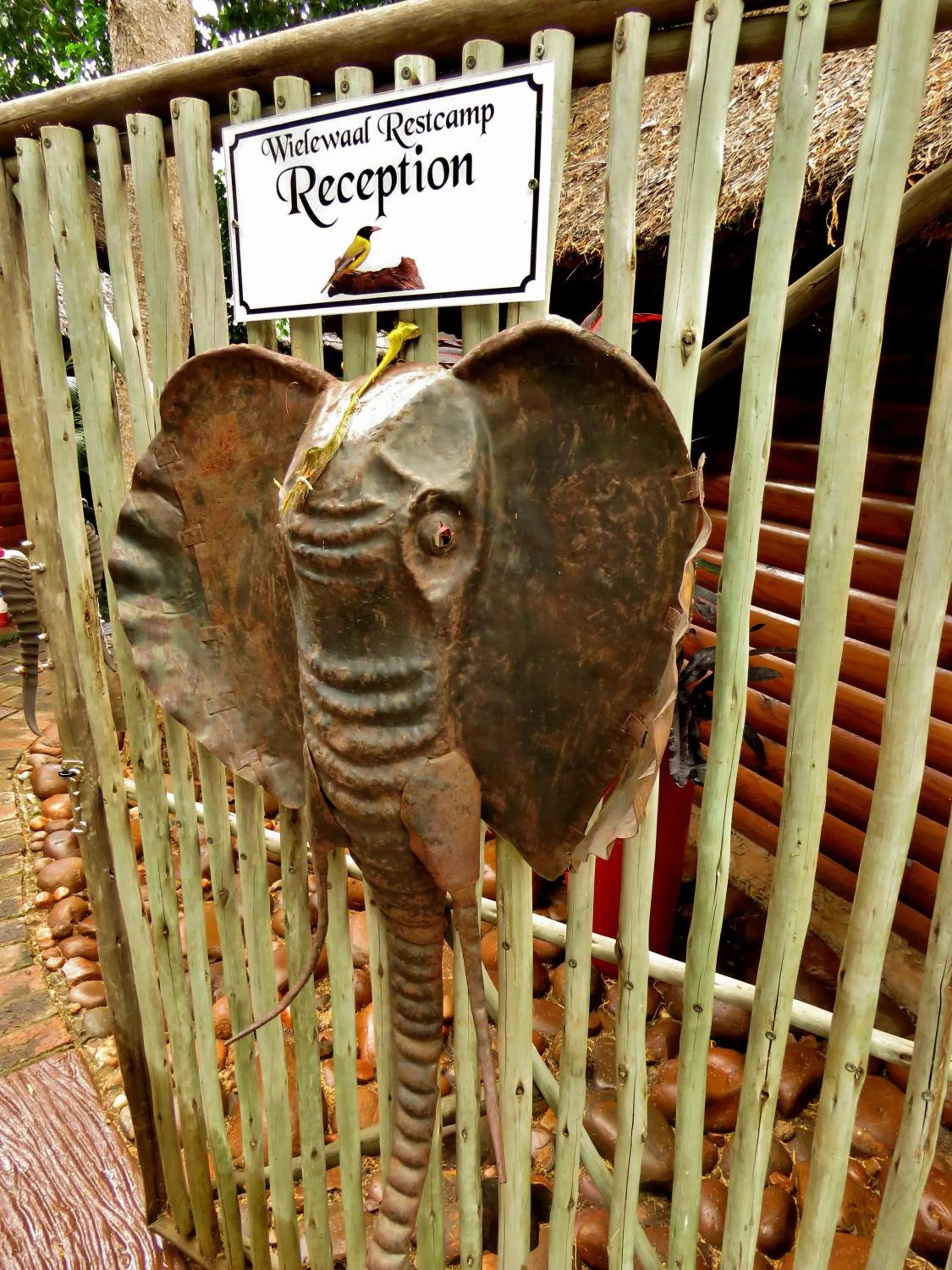 Facade/entrance in Wielewaal Bush Lodge