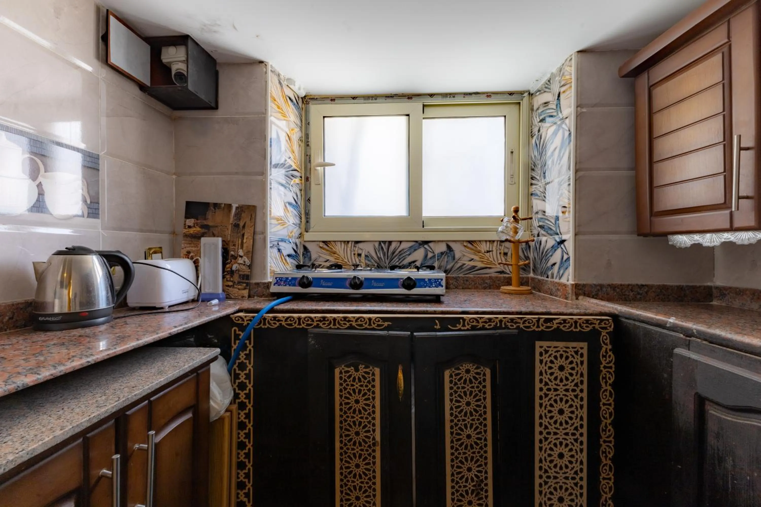 Kitchen or kitchenette in Cairo Inn