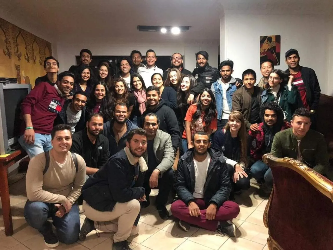 group of guests in Arabesque Hotel