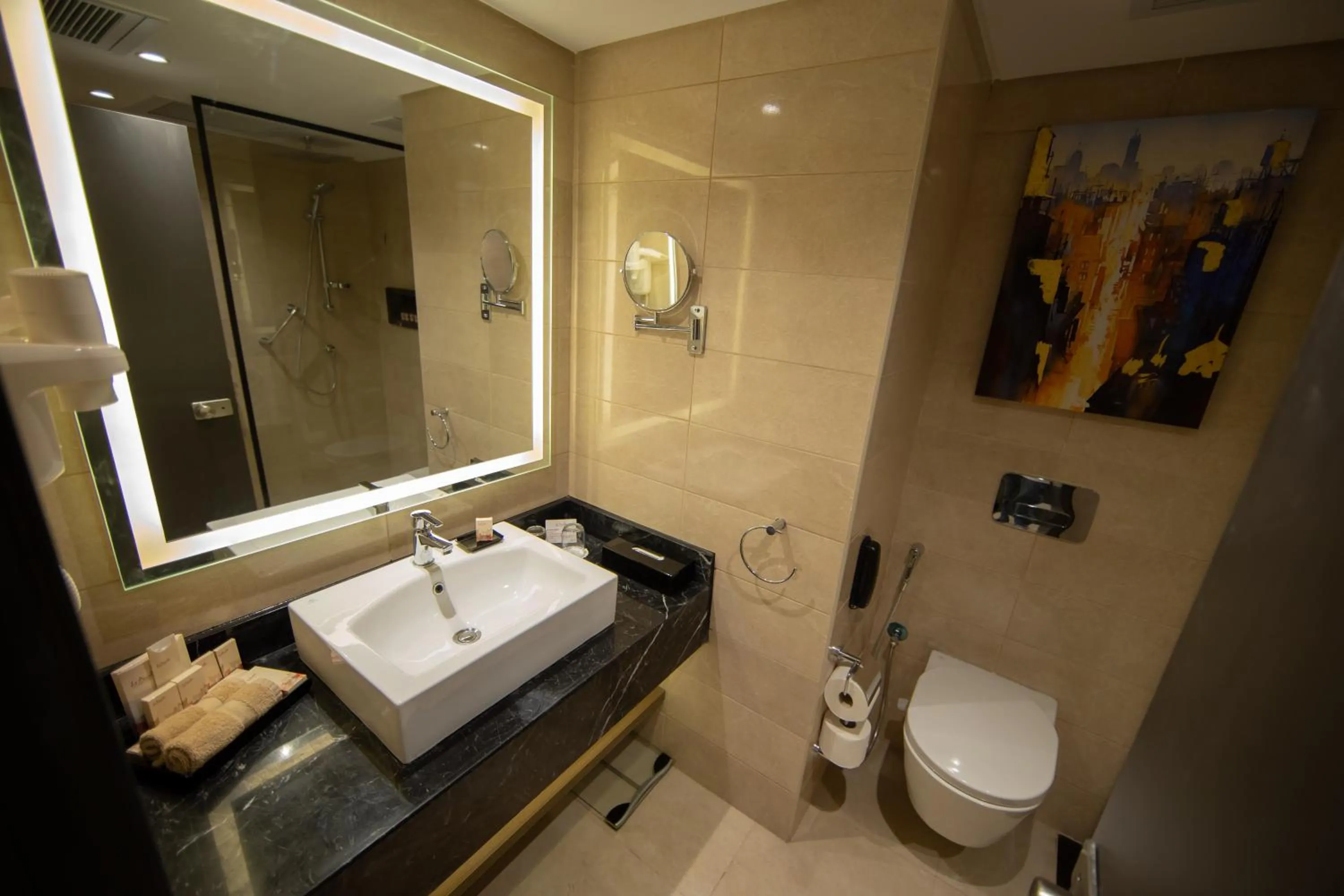 Toilet in Le Passage Cairo Hotel & Casino