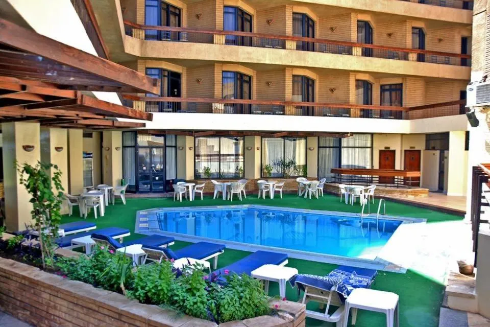 Pool view in Gaddis Hotel, Suites and Apartments