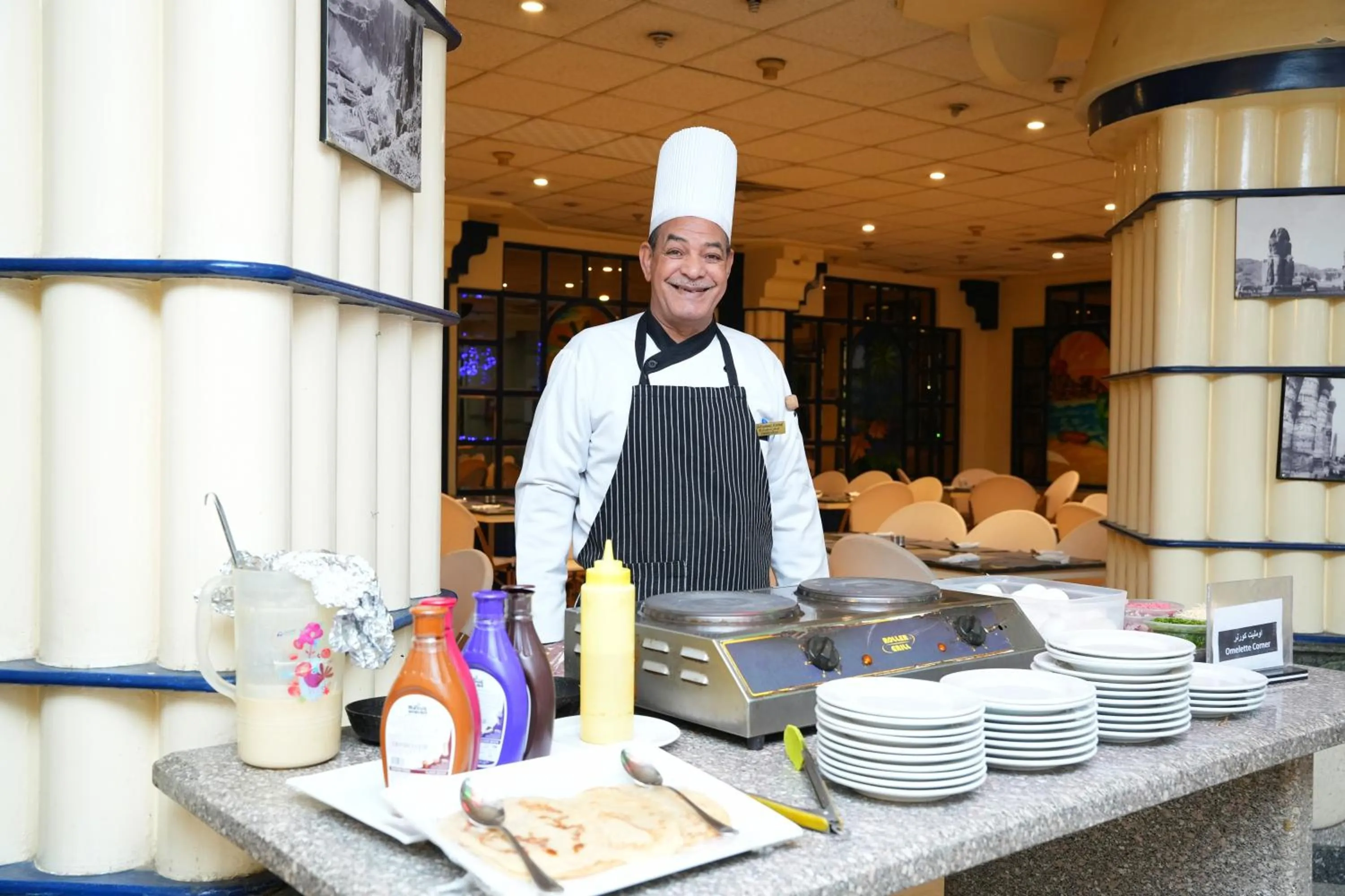 Buffet breakfast in Gaddis Hotel, Suites and Apartments